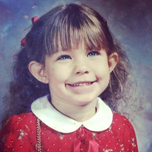 My little girl self - Peter Pan collar and all!