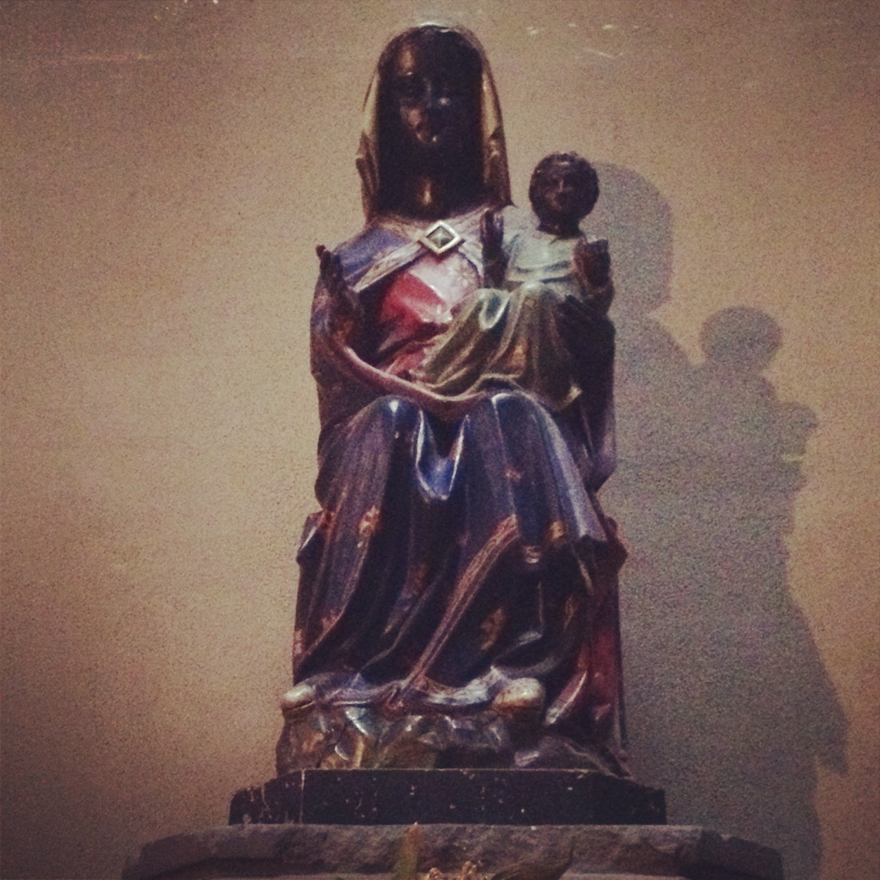  In Riom, Rochelle had her first meeting with the blessed phenomenon of Black Madonnas so popular throughout France. 