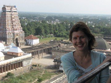   In front of a Ganesh temple, blessed by the remover of obstacles himself!  