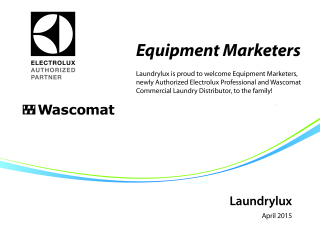 Equipment Marketers of New Jersey – New Authorized Electrolux and Wascomat Distributor.