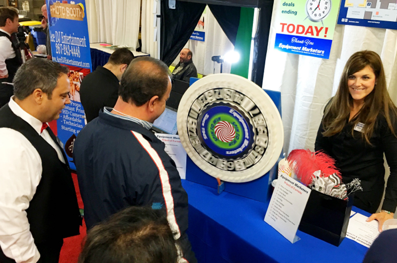 Trade Show attendees spun the 'wheel of furtune' throughout the day to win great prizes.