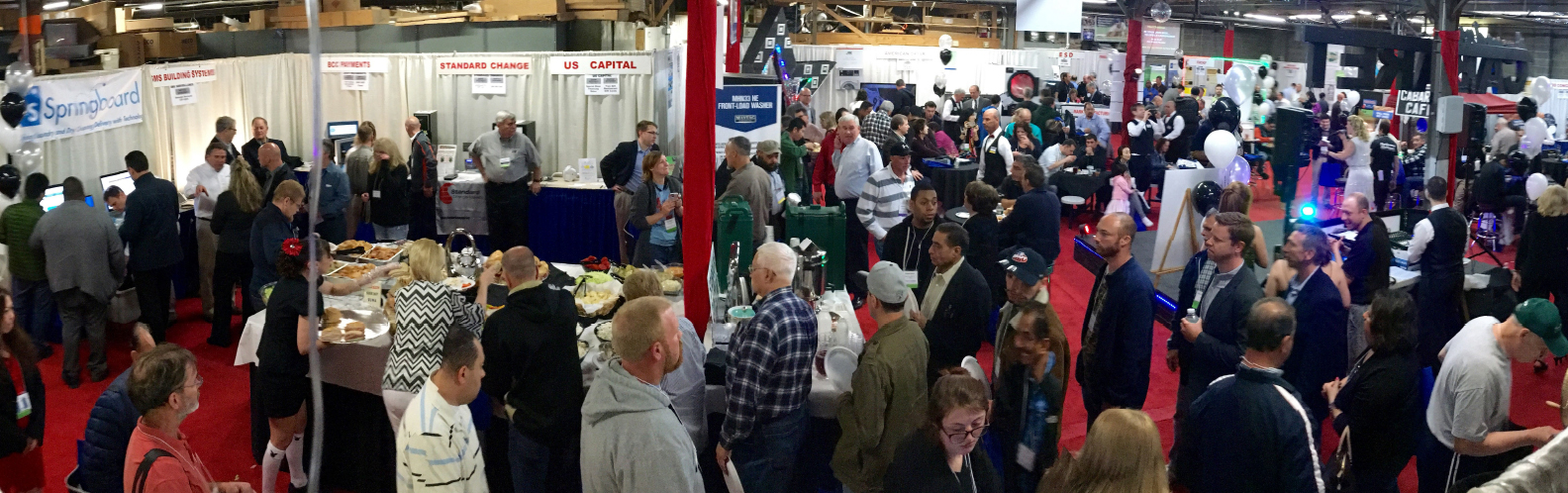 Approximately 350 people attedned the Commercial Laundry Trade Show, visiting with vendors, participating in business and service seminars, networking with other attedees, and enjoying the entertaiment all day.