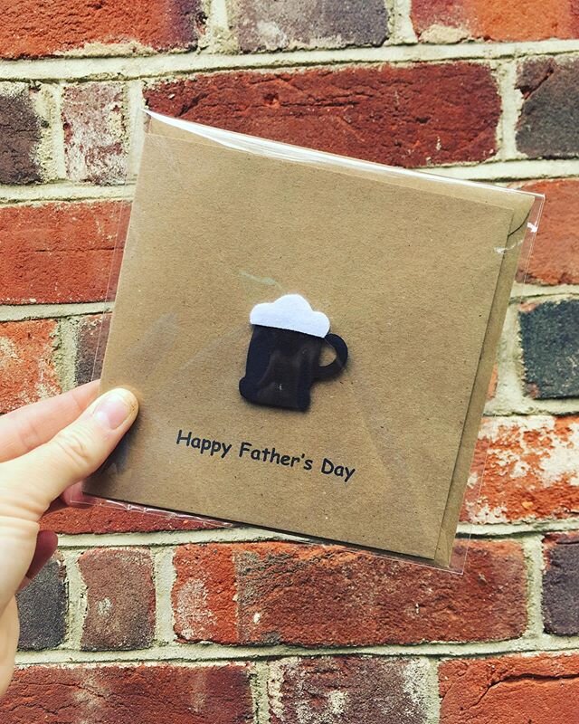 Don&rsquo;t forget Fathers Day this Sunday! We have a few lovely cards from local maker @croftscrafts in store! 🍻 #fathersday #bestdadever #shoplocal #shopsmall #supportlocal