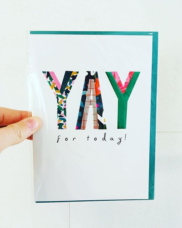 YAY for today! It&rsquo;s Friday and we have had an EXCITING delivering from @stoptheclock lots of FAB new cards in store! #madeinuk #britishdesign #newcards #newstock #greetingcards #birthdaycards #thinkingofyou #shopsmall #shoplocal
