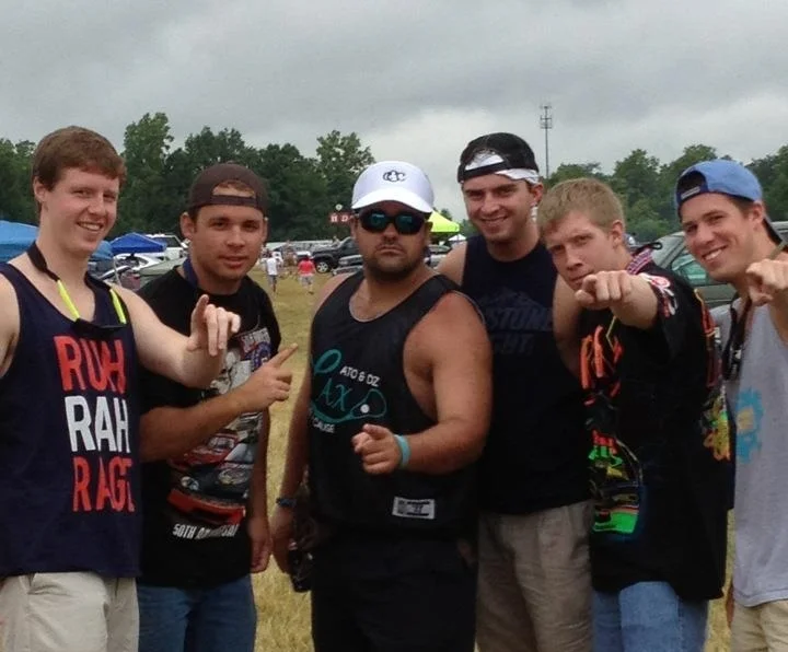 ATΩ's get together at Michigan International Speedway over the summer