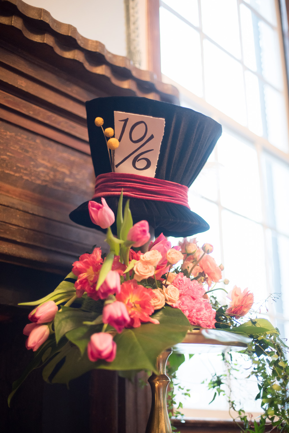 Mad Hatter themed arrangement