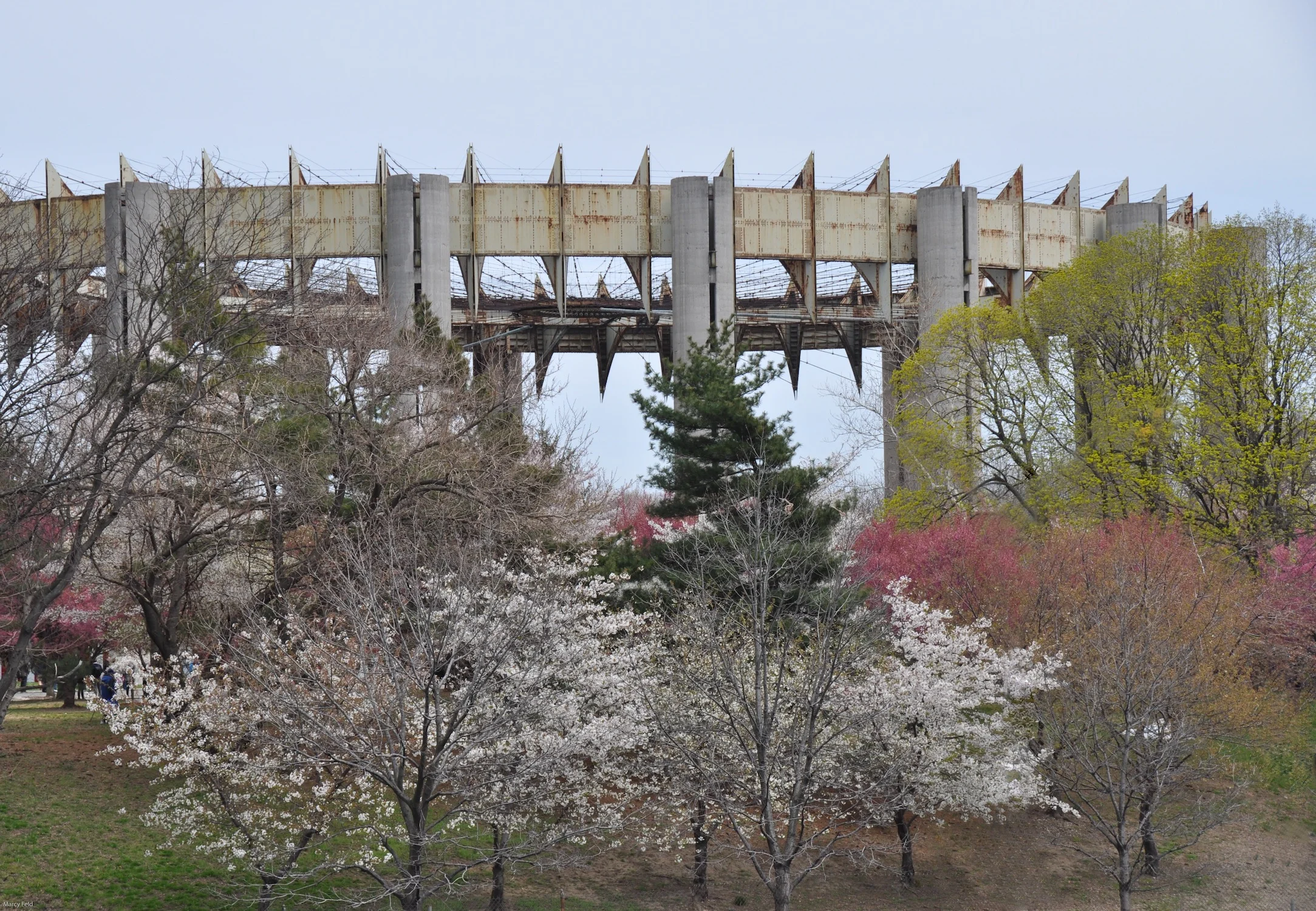 The New York State Pavilion "Tent of Tomorrow" 4-22-14 