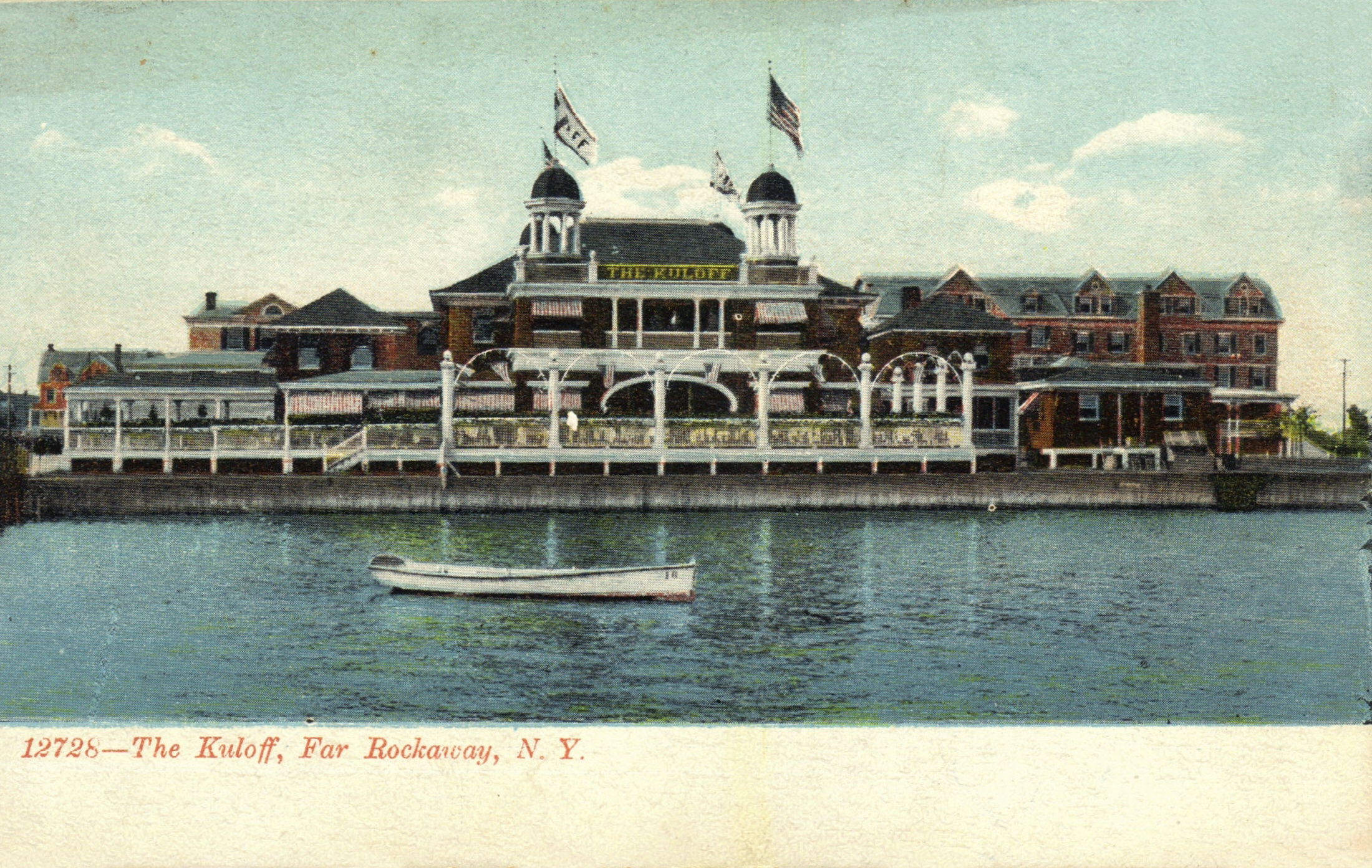 One Of The Many Beautiful Hotels Along The Beach in Old Far Rockaway Photo courtesy of the Leiman Library and The Leiman Collection on Rockawaymemories.com