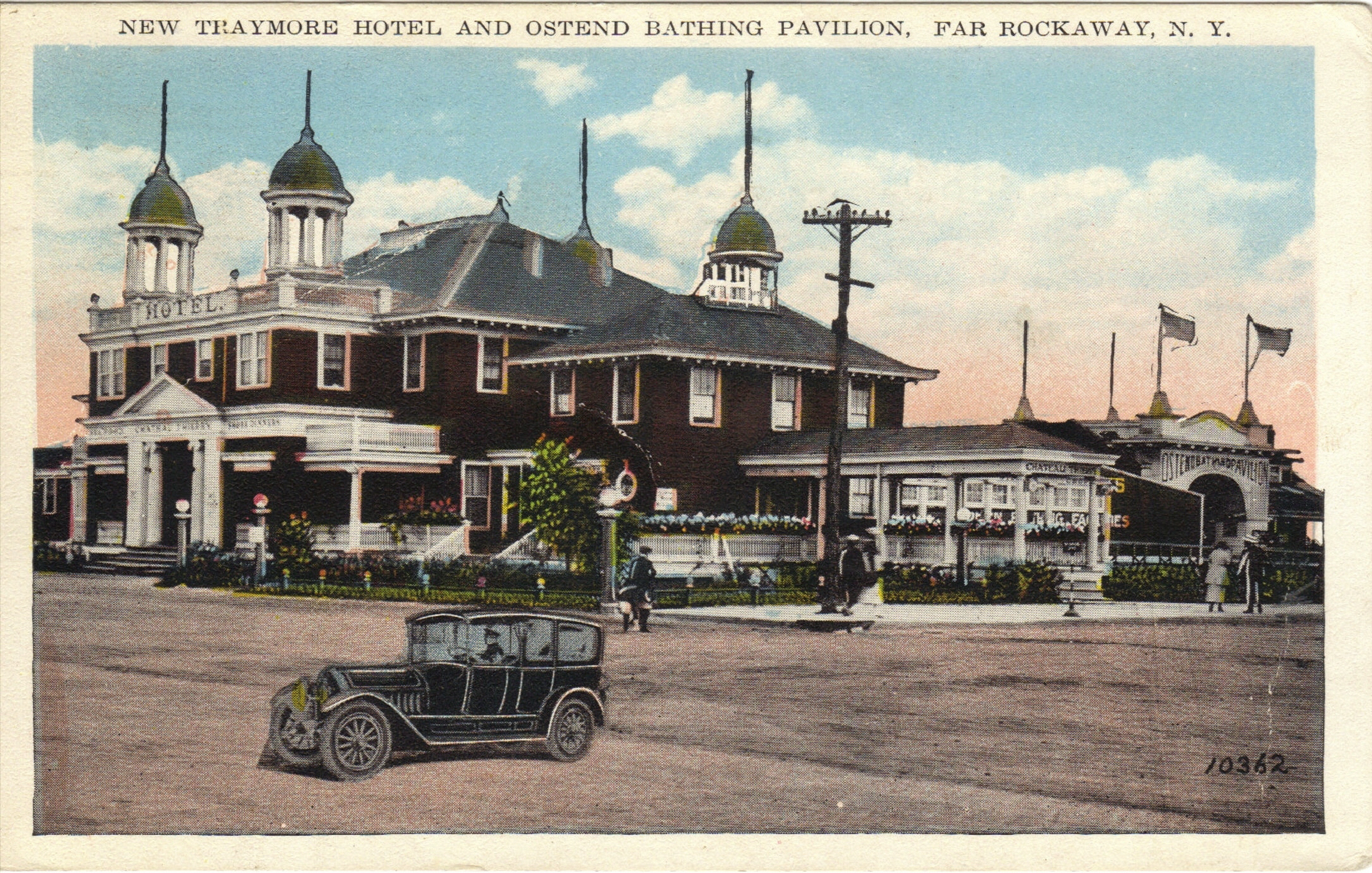 Another Beautiful Hotel And Bathing Pavilion Photo courtesy of the Leiman Library and The Leiman Collection on Rockawaymemories.com