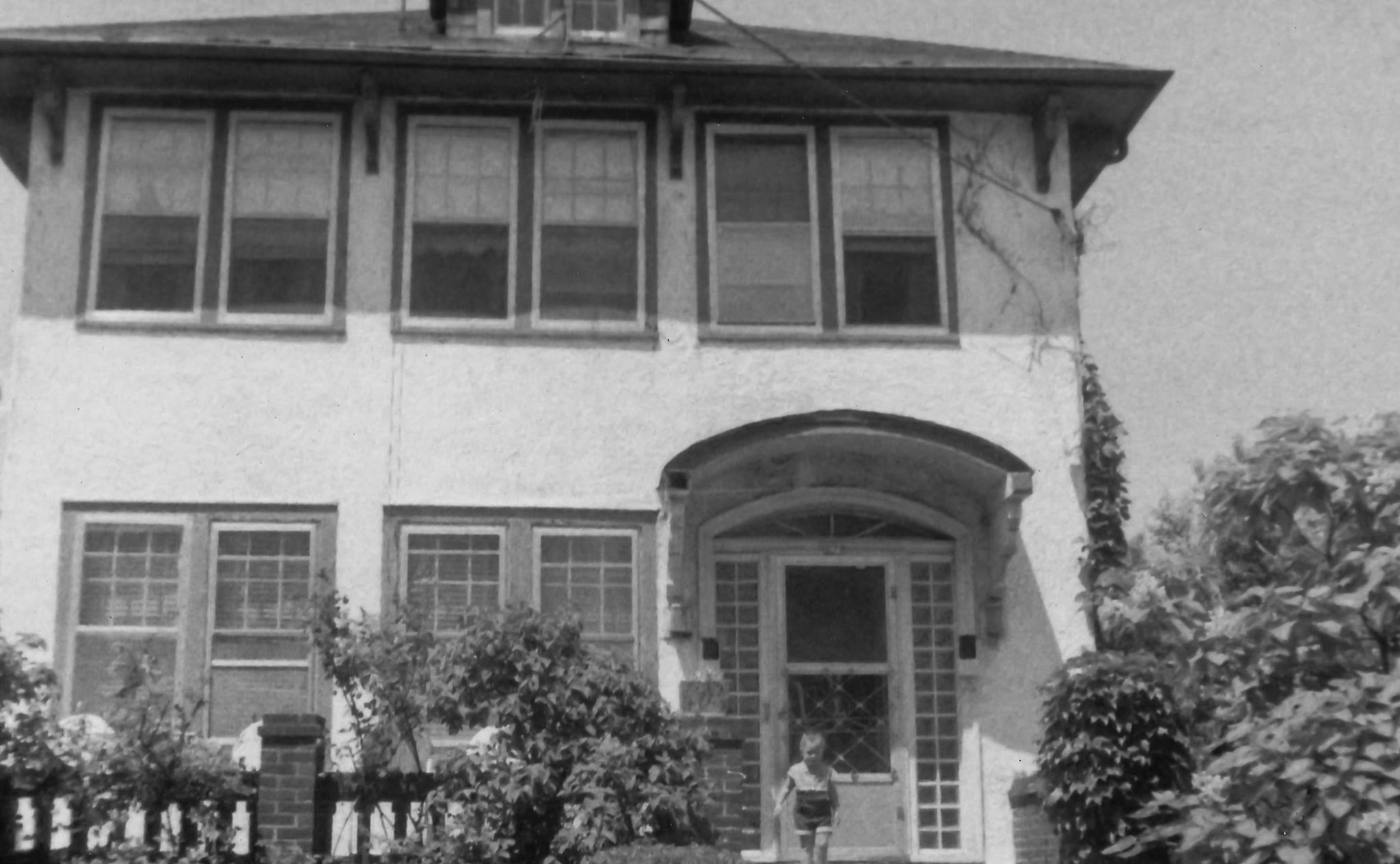 Me On The Front Steps of 279 Beach 15th Street - Apx 1959