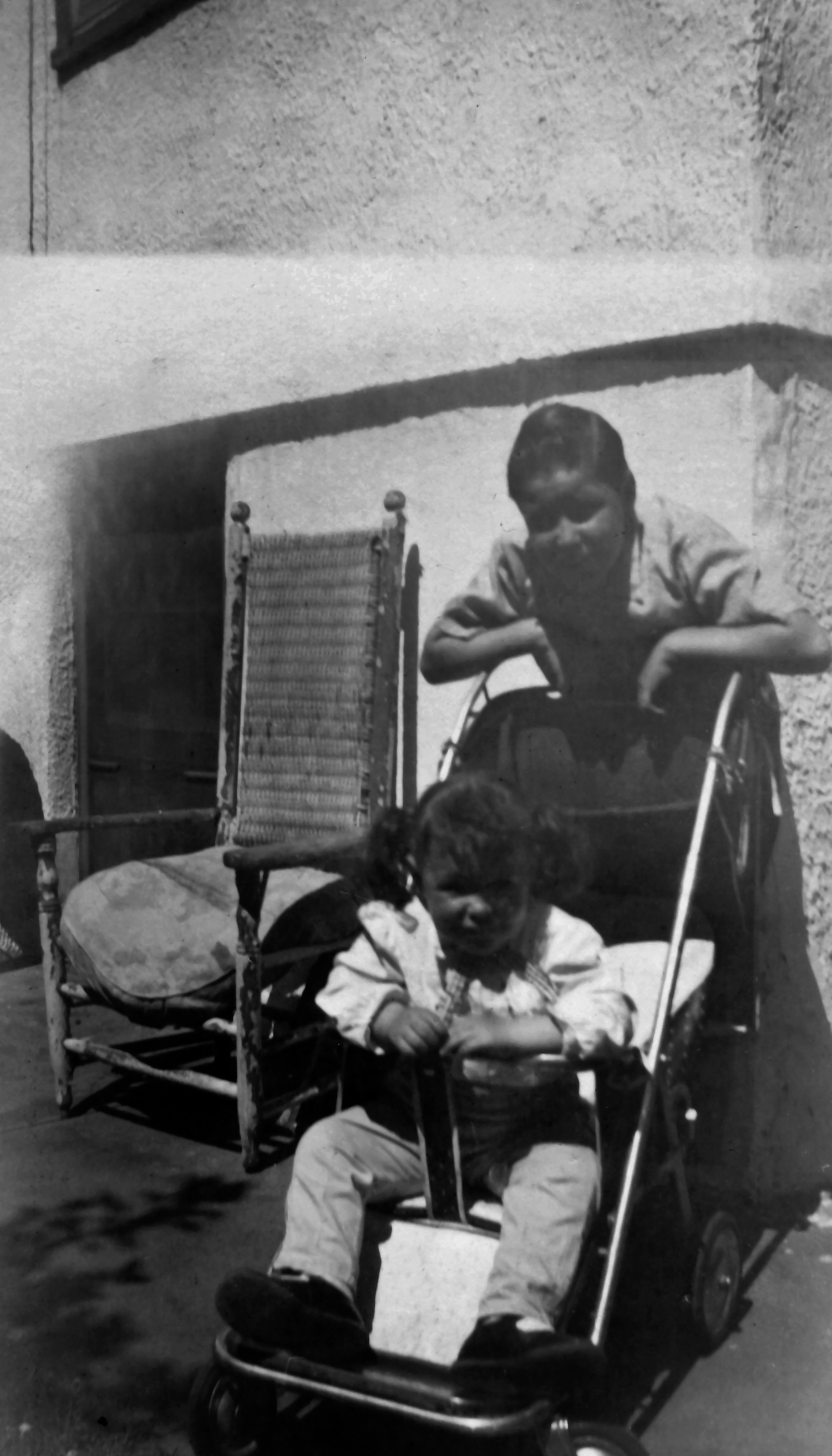 My Brother And I On The Side Of Our House Apx 1958