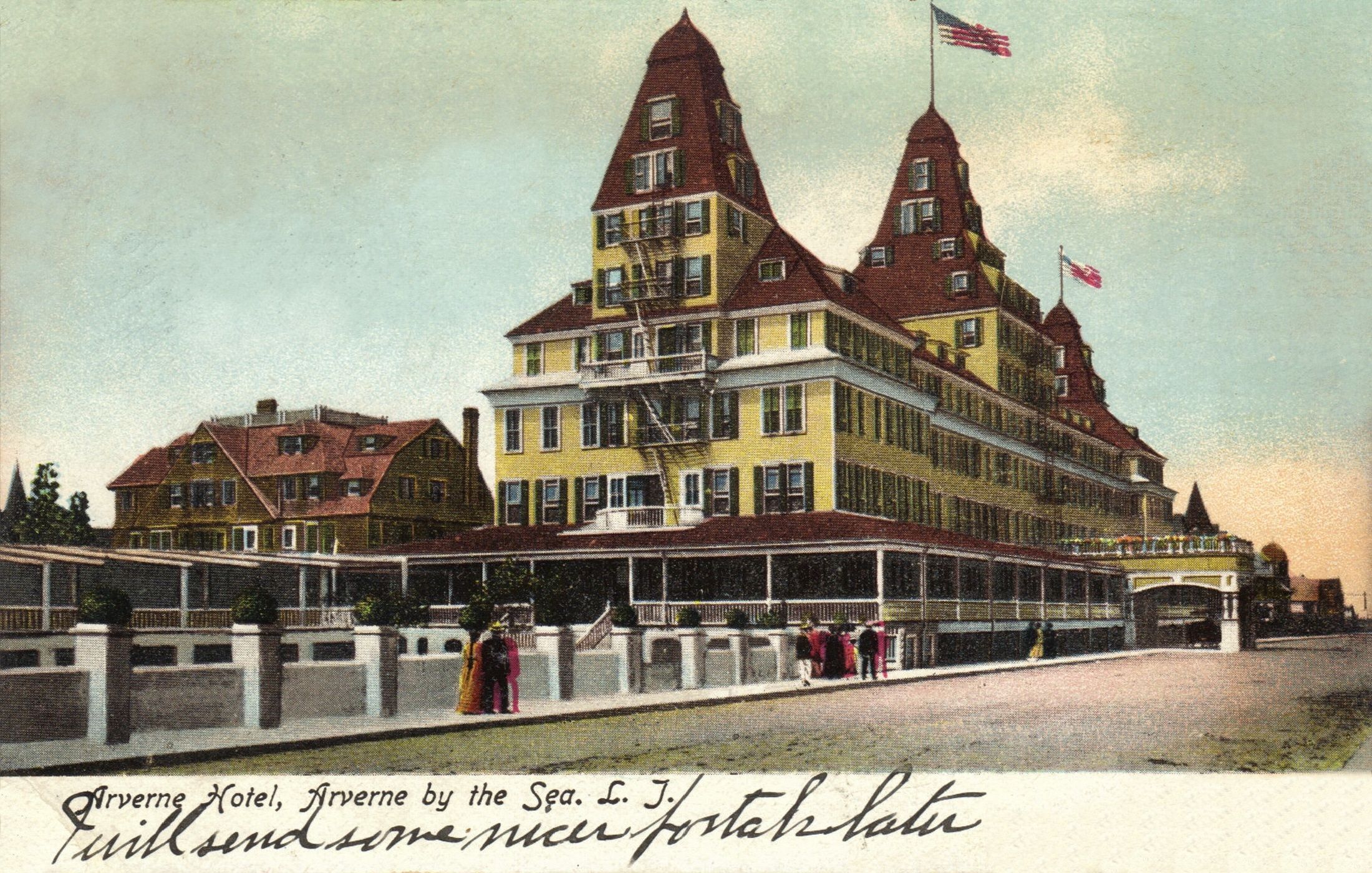 The Arverne Hotel opened in the late 1800's Photo courtesy of the Leiman Library and The Leiman Collection on Rockawaymemories.com