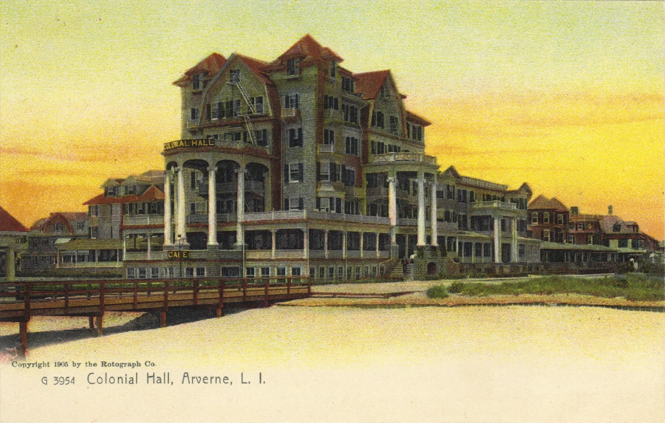 Colonial Hall, Arverne Photo courtesy of the Leiman Library and The Leiman Collection on Rockawaymemories.com