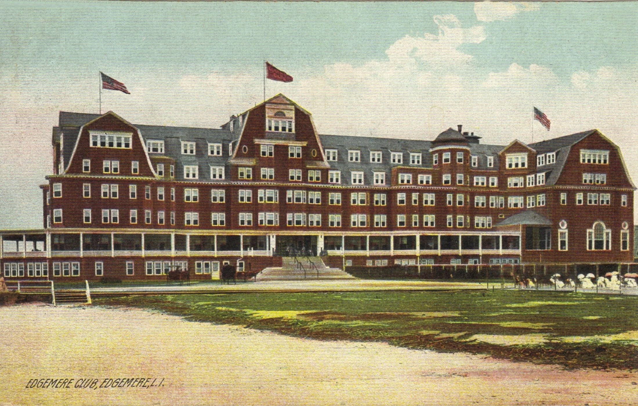 The Edgemere ClubPhoto courtesy of the Leiman Library and The Leiman Collection on Rockawaymemories.com