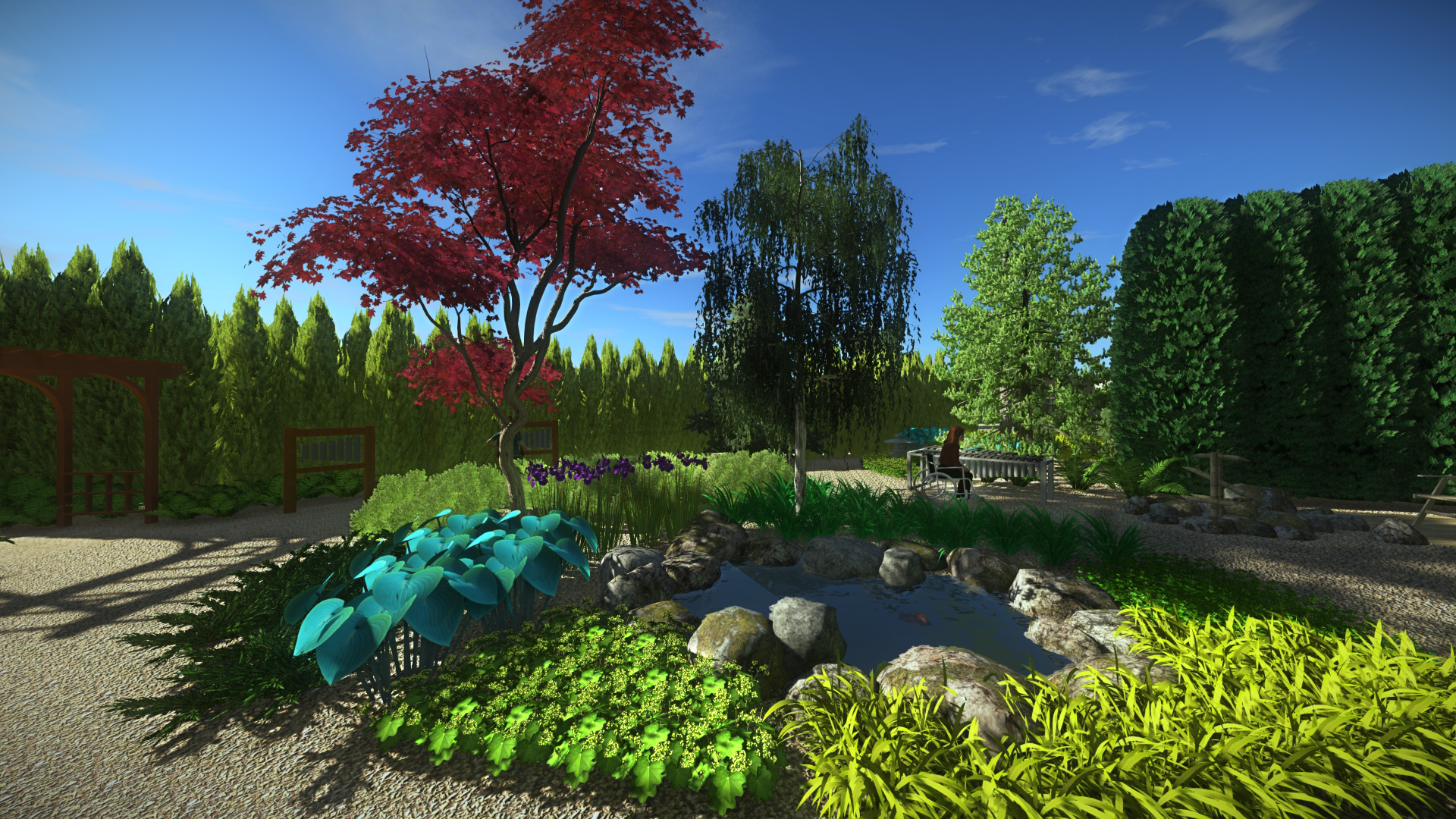 Tempo-ral Lobe Garden island bed planting