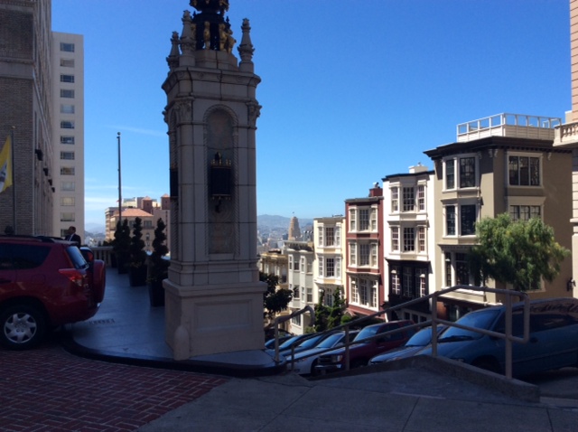 The view down Nob Hill.