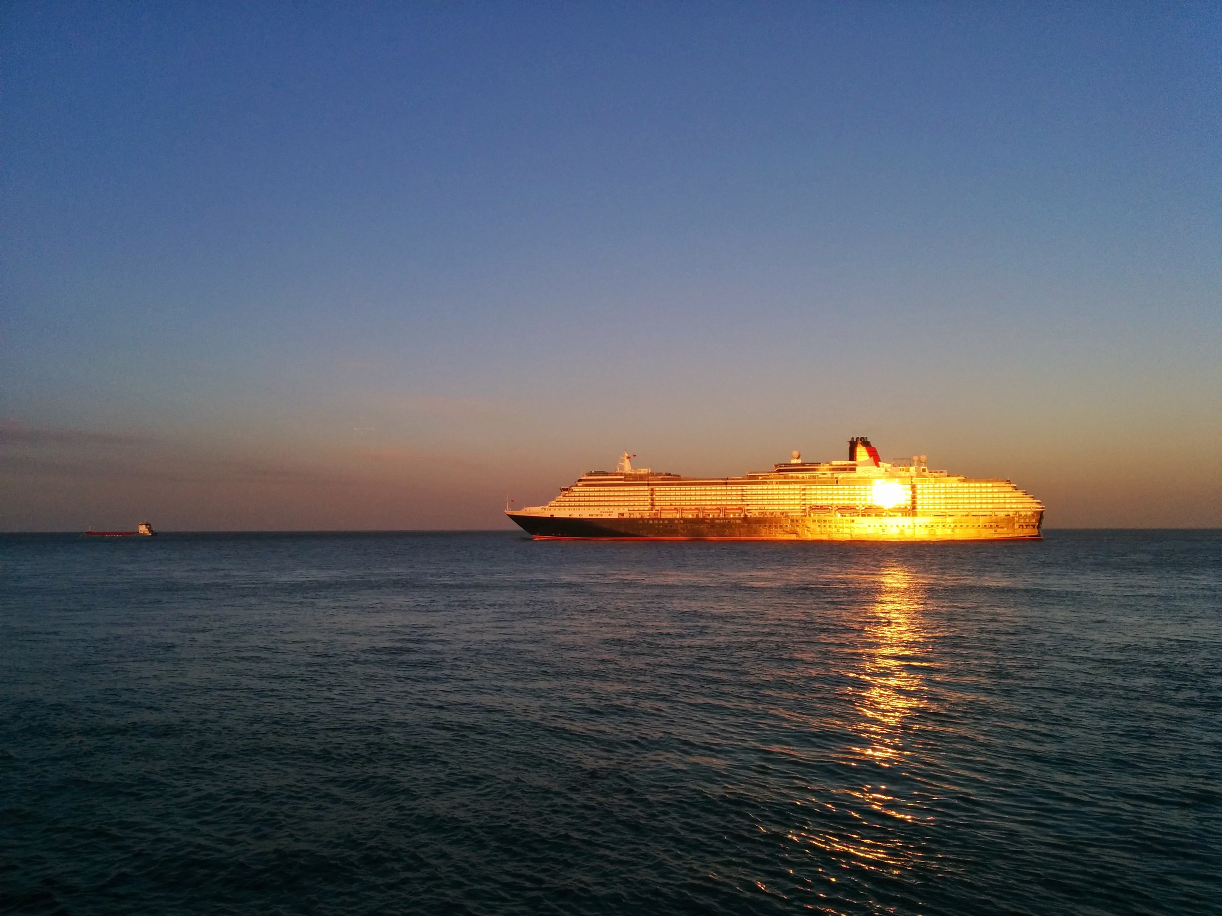 ...and catches the sunlight...