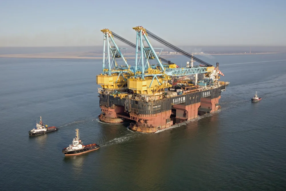 Otto Wulf Assisting One Of The World S Largest Crane Vessels Saipem 7000 At Eemshaven Netherlands Kravets Kravets