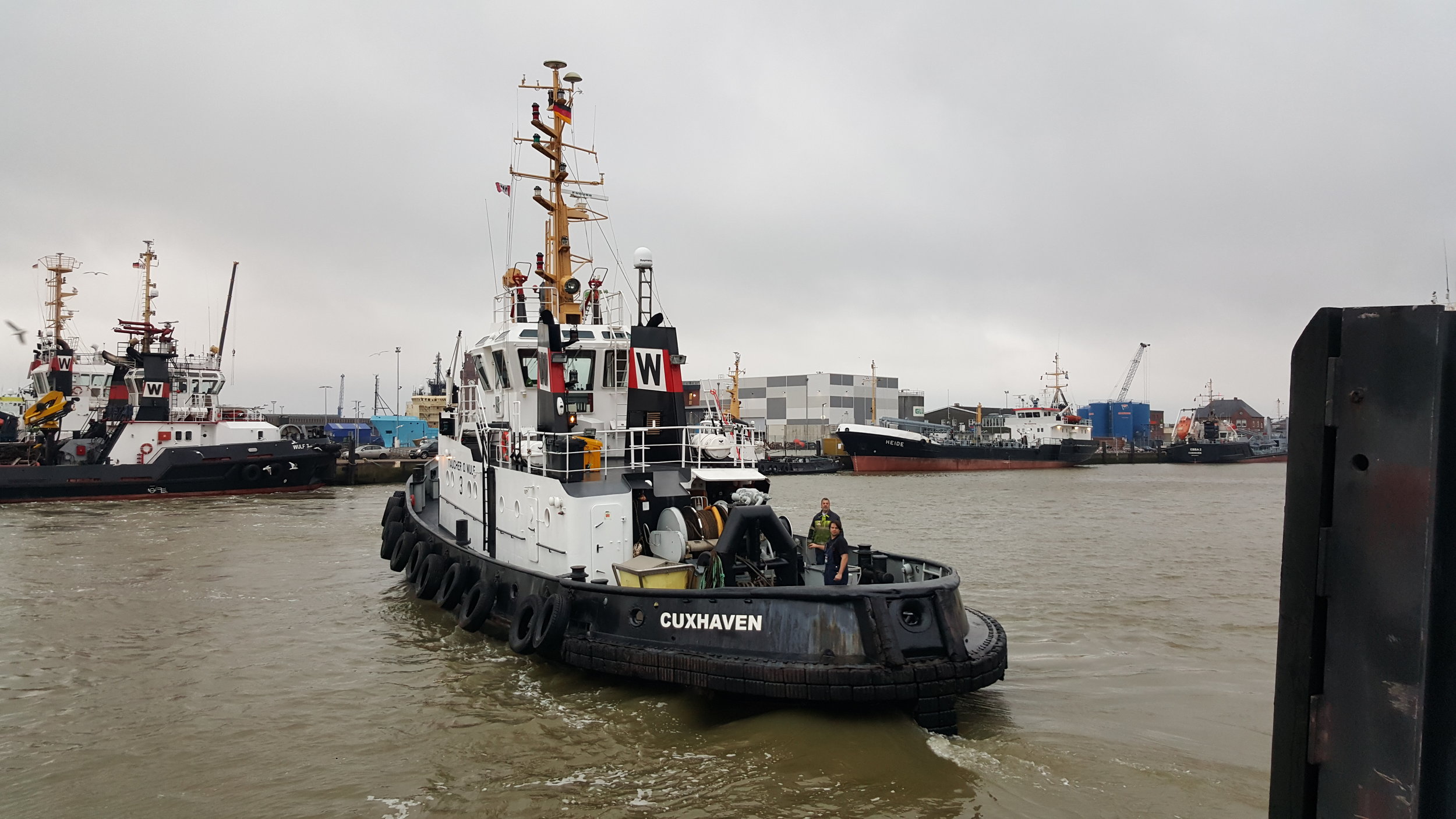 Schlepper im Hafen von Los Angeles.