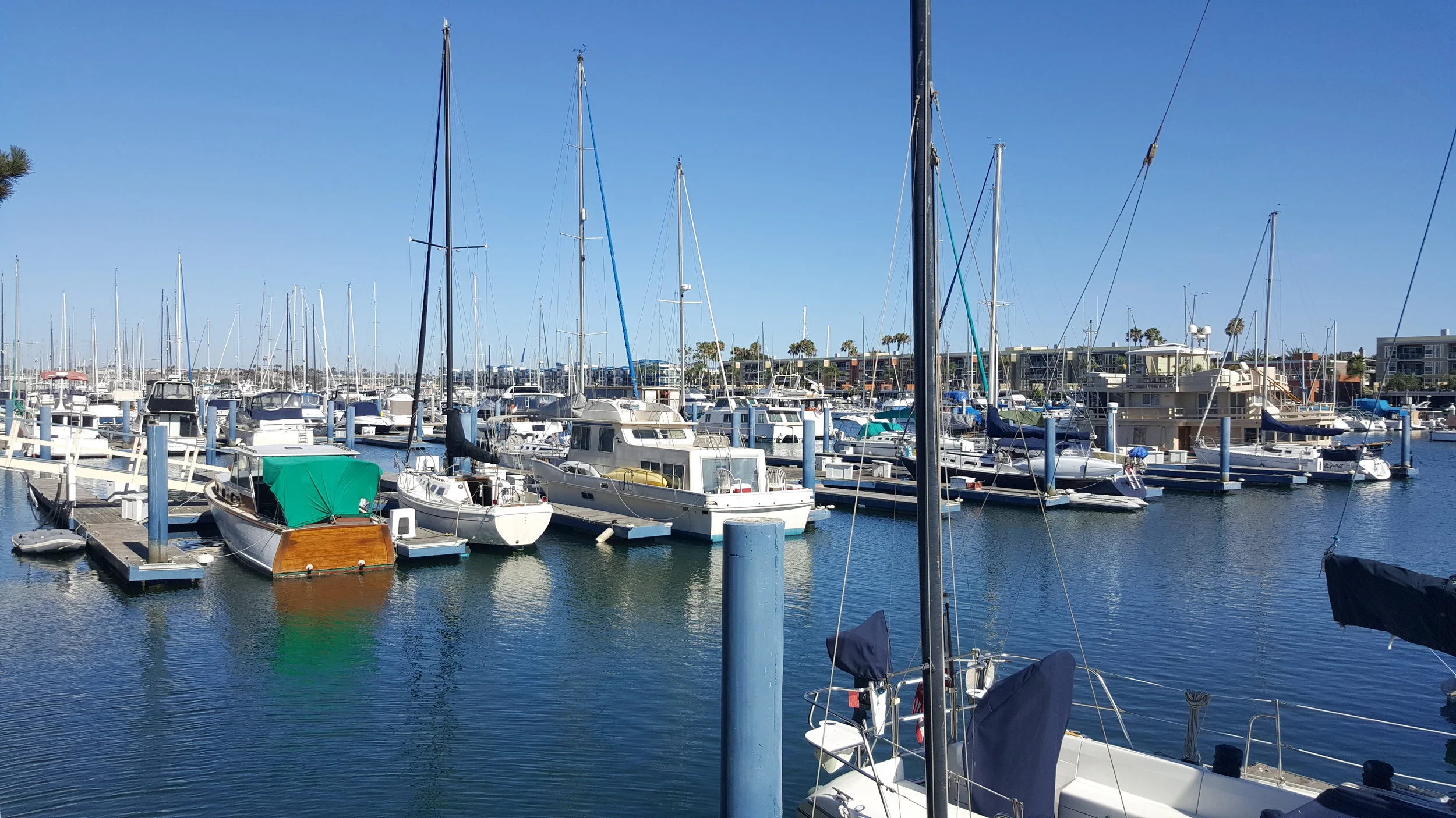 A far cry from yachts like these...