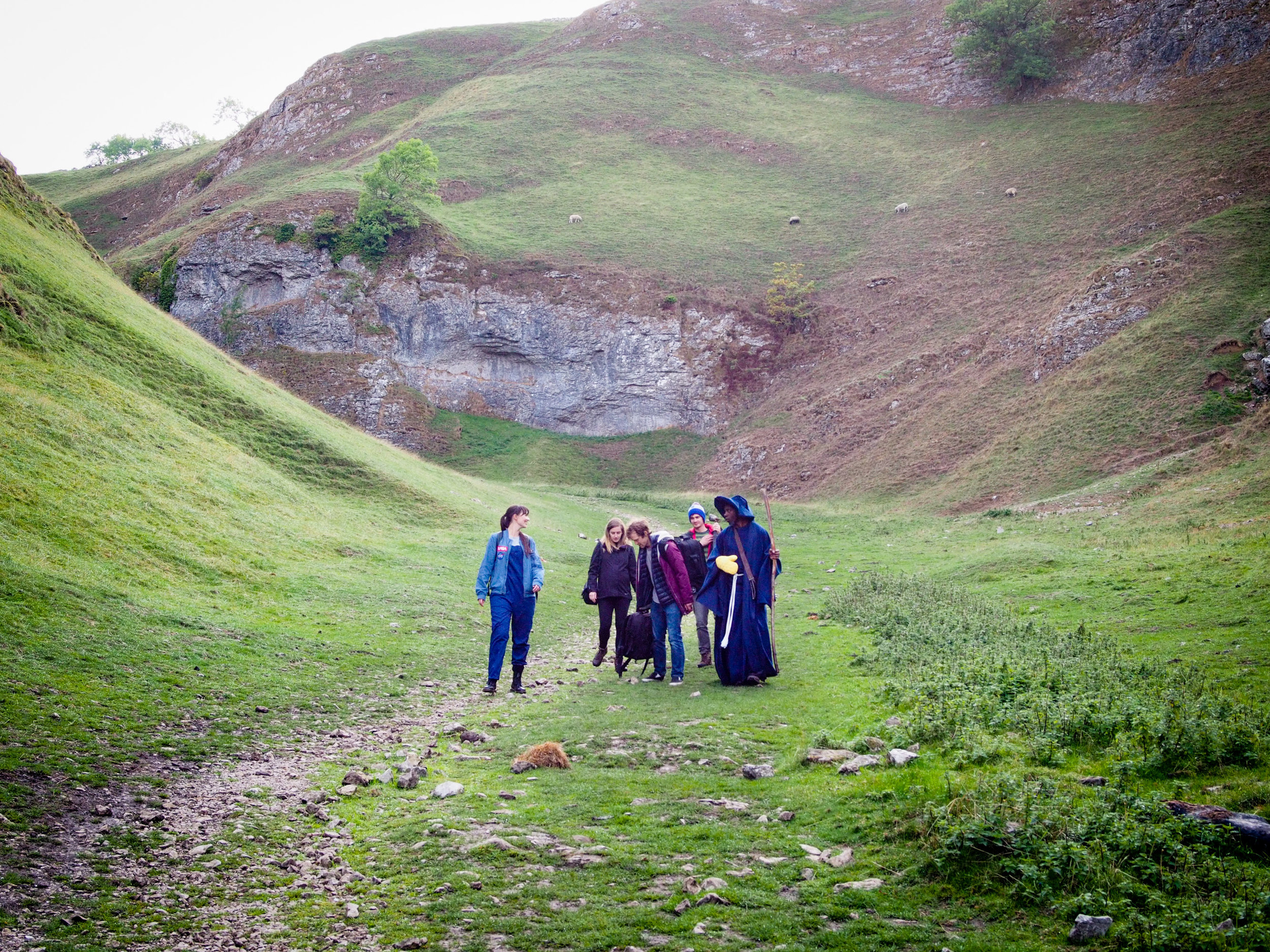 We did actually manage to get a couple of shots when the sun came out for an hour at the end of the day. This is the location where Wesley rolled down the hill in the film A Princess Bride.