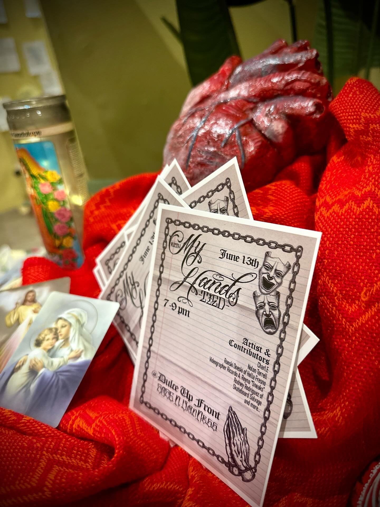 Our Stories: From Door to Stage SHOWCASE # 6: With My Hands Tied
Friday, June 13, 7p-9pm
Dulce UpFront
Producer: Nisha Daily @allthingsfresno
TICKETS @labyrinthartcollective 
With My Hands Tied is an art showcase highlighting the creativity of incarc