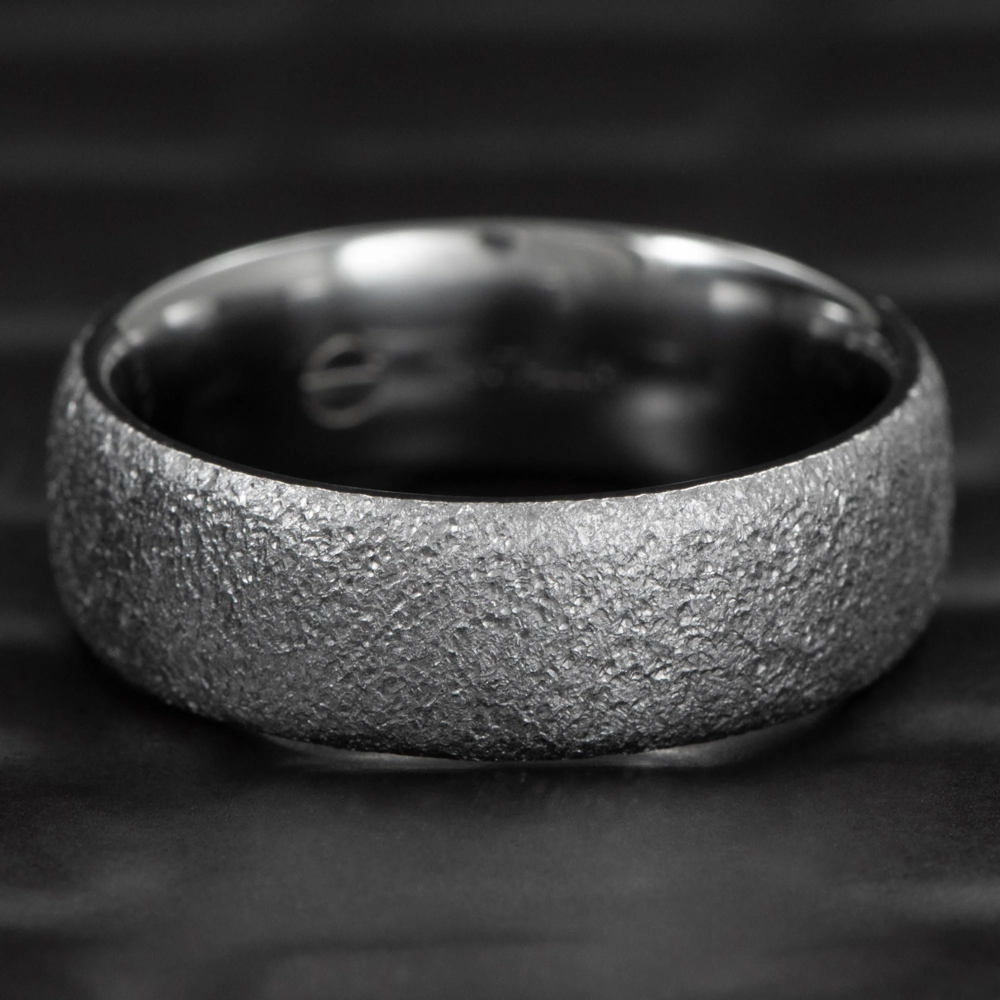 Domed-Tantalum-Ring-Coarse-Stone-Hammered-Finish.jpg