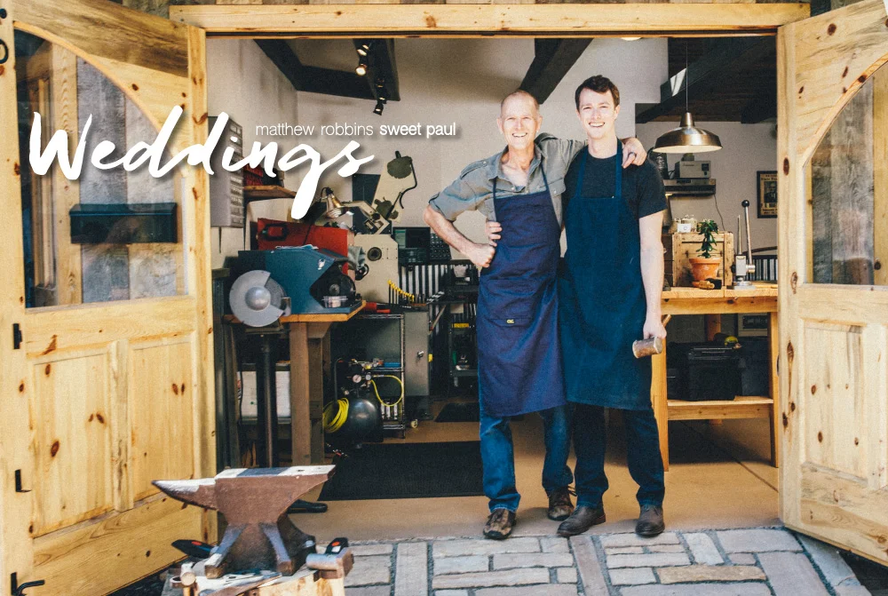 Interview with Mathew Robins Sweet Paul Weddings Magazine. Click to read.