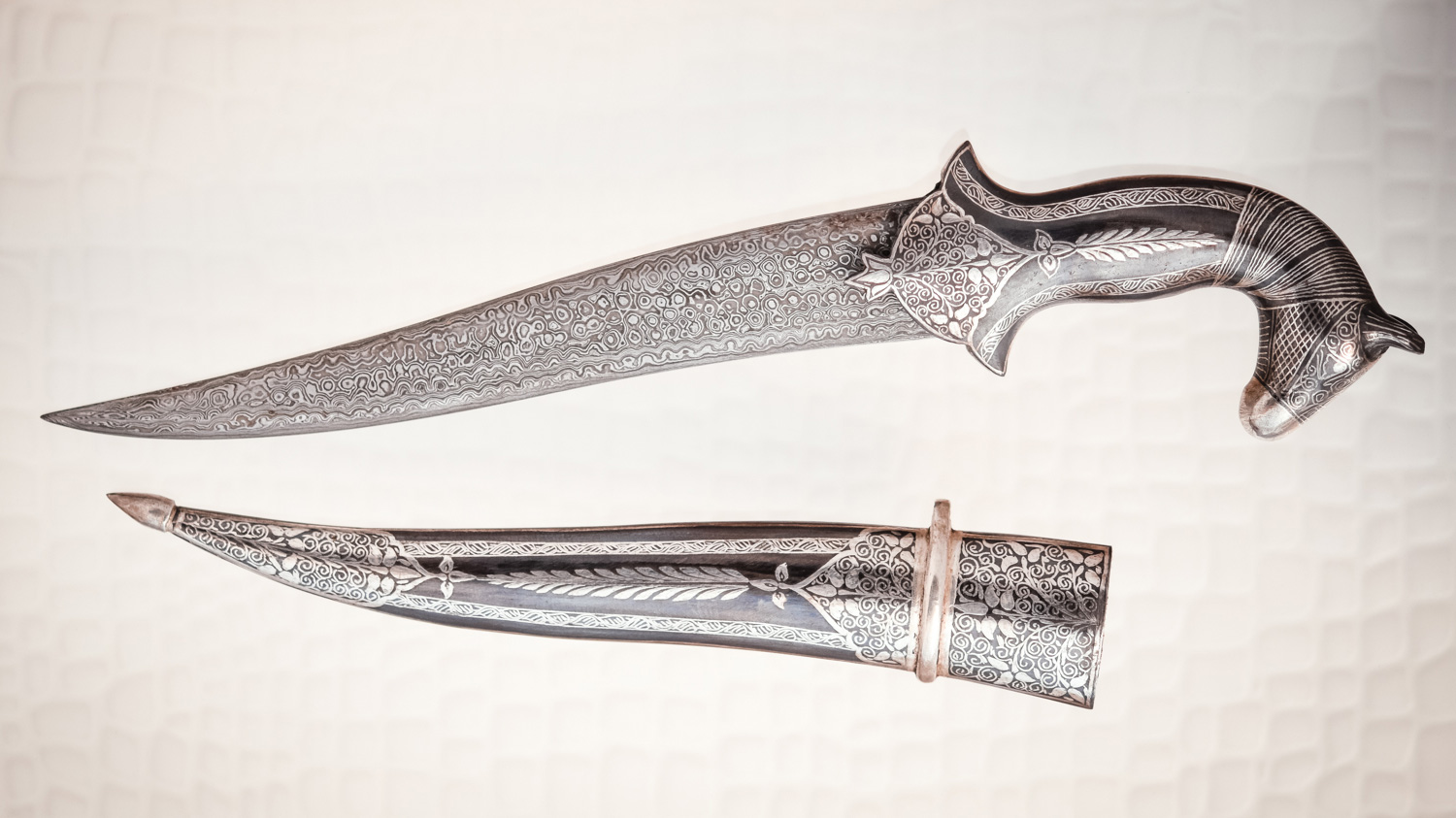 Persian Style Damascus Steel Dagger from Steve's Collection
