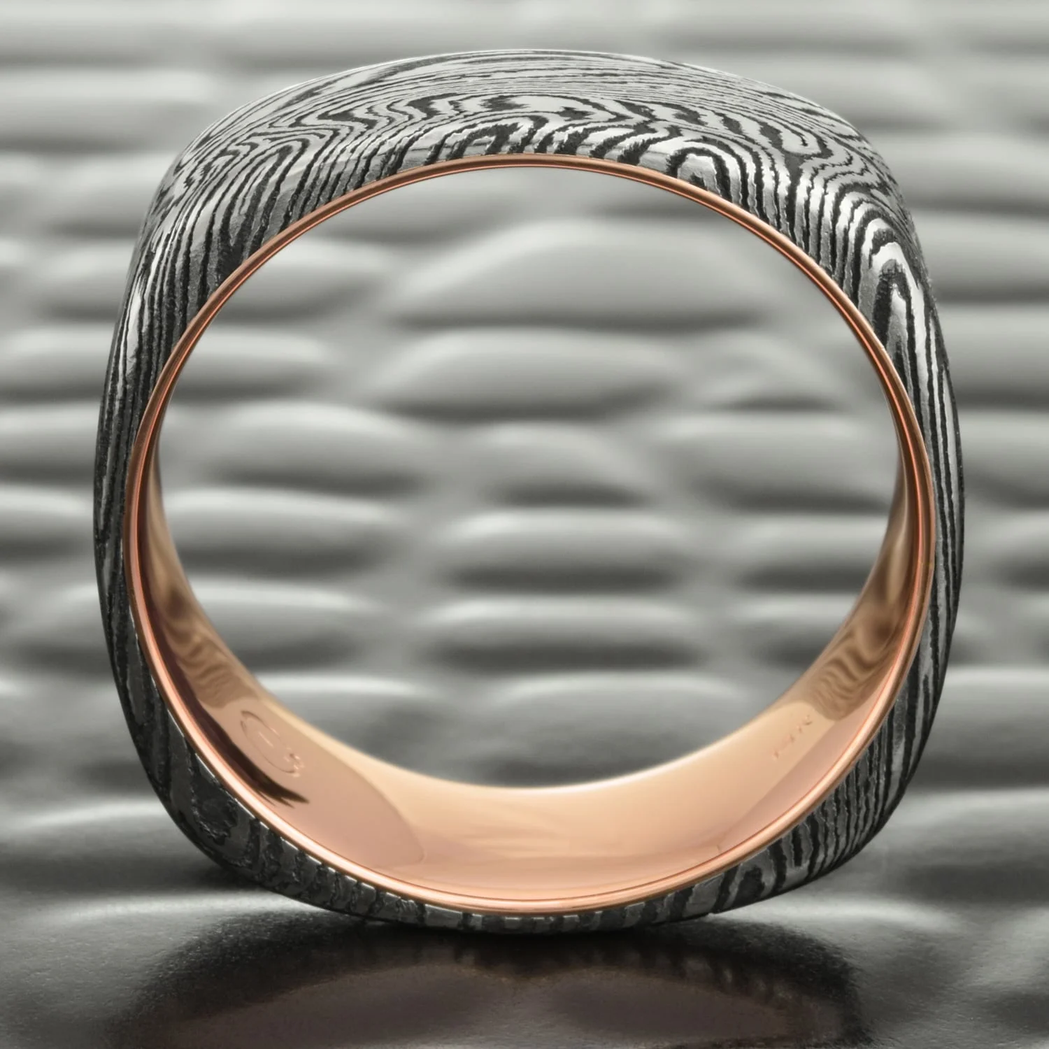 handmade womens ring rose gold