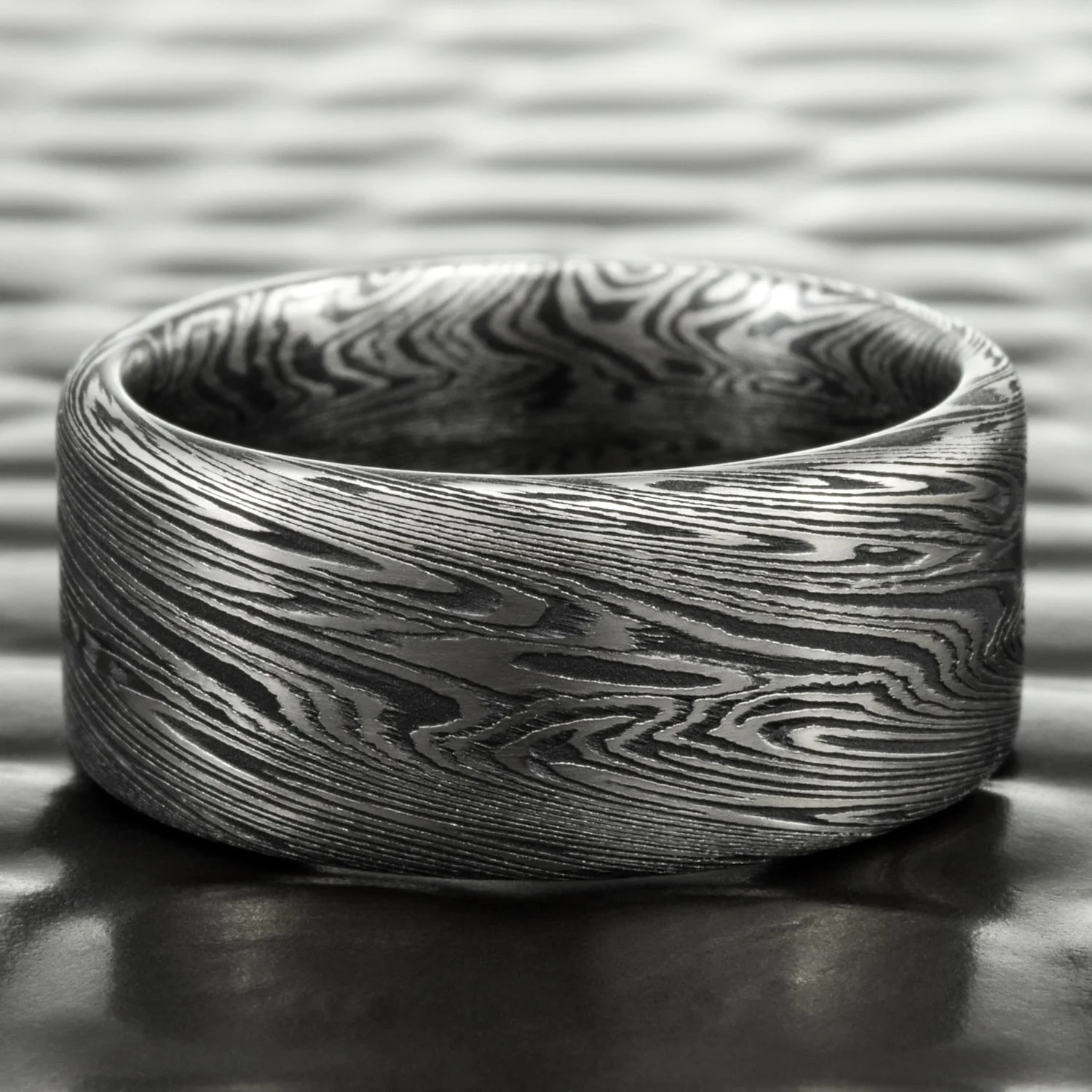 handmade masculine mens ring titanium