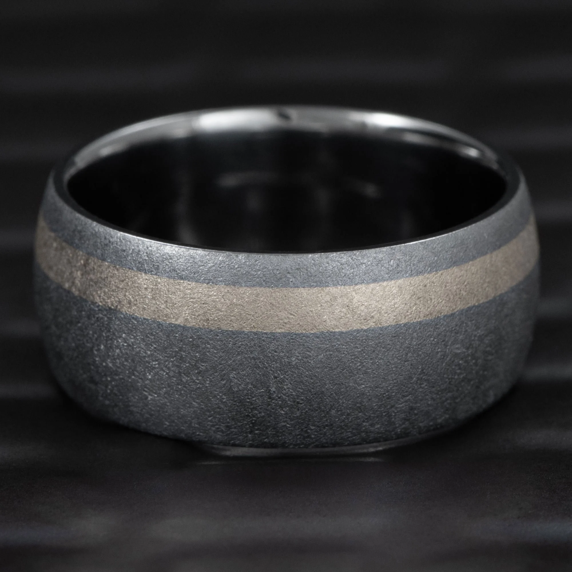 Domed-Tantalum-Ring-Offset-14K-White-Gold-Inlay-Fine-Stone.jpg