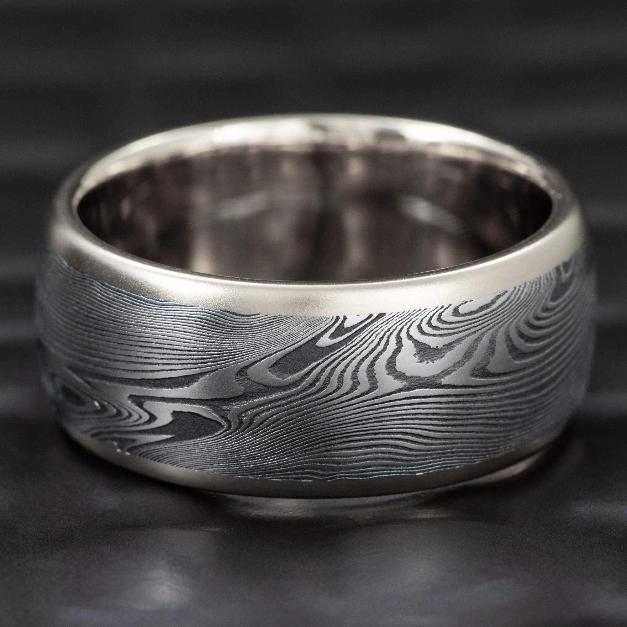 Old-Growth-Damascus-Steel-Wedding-Ring-14K-White-Gold-Rails-Oxide.jpg