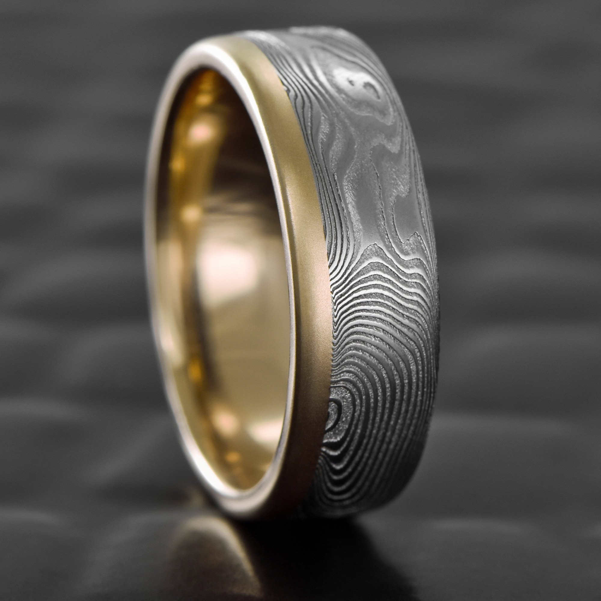Damascus-Steel-Ring-Flat-Yellow-Gold-Rail.jpg