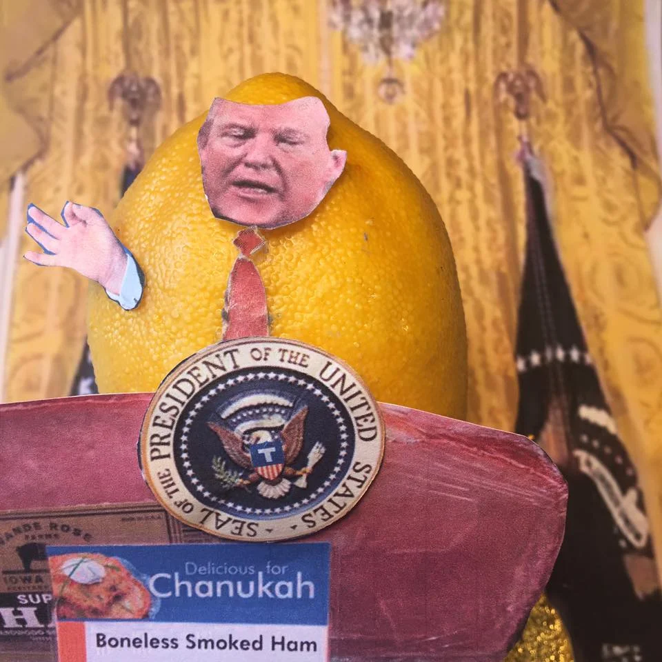 2.19.17 Oy Verbatim Smear... "So here’s the story, folks. Number one, I am the least anti-Semitic person that you’ve ever seen in your entire life. Number two, racism, the least racist person. In fact, we did very well relative to other people running as a Republican — quiet, quiet, quiet.” #Lemonlaw #Squeezethelemon #Zesty #DivestDonald