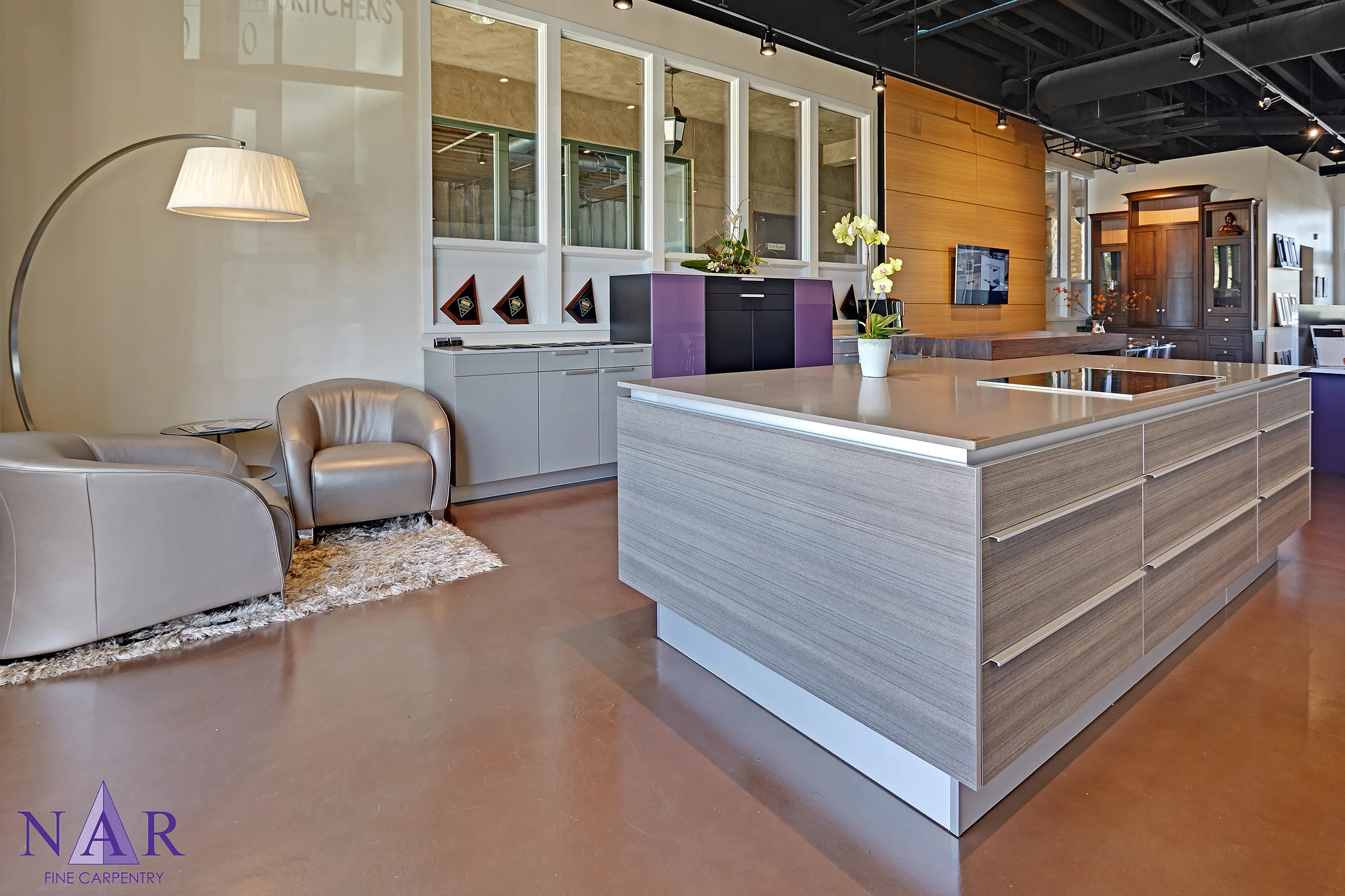 El Dorado Hills Showroom. Nar Fine Carpentry.Sacramento. El Dorado Hills