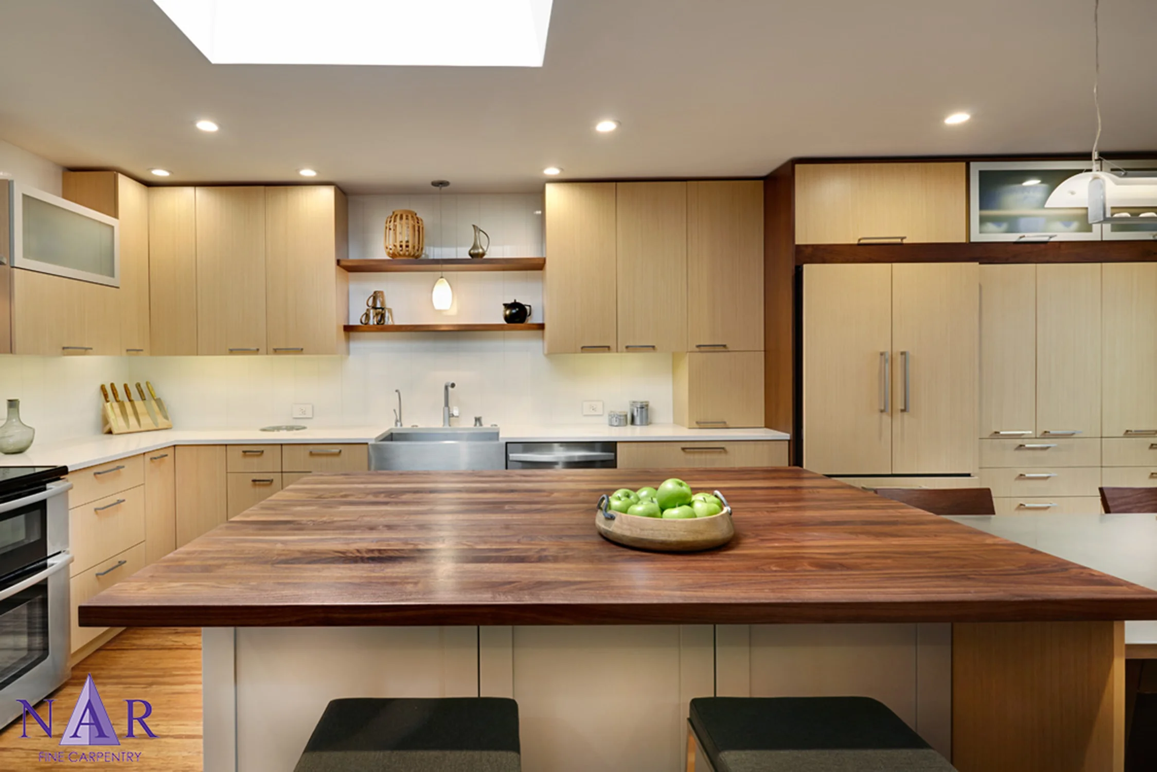 South Land Park Open Plan. Nar Fine Carpentry.Sacramento. El Dorado Hills