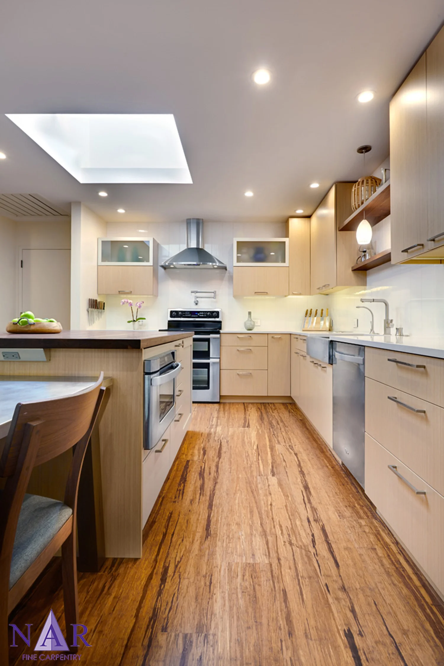 South Land Park Open Plan. Nar Fine Carpentry.Sacramento. El Dorado Hills