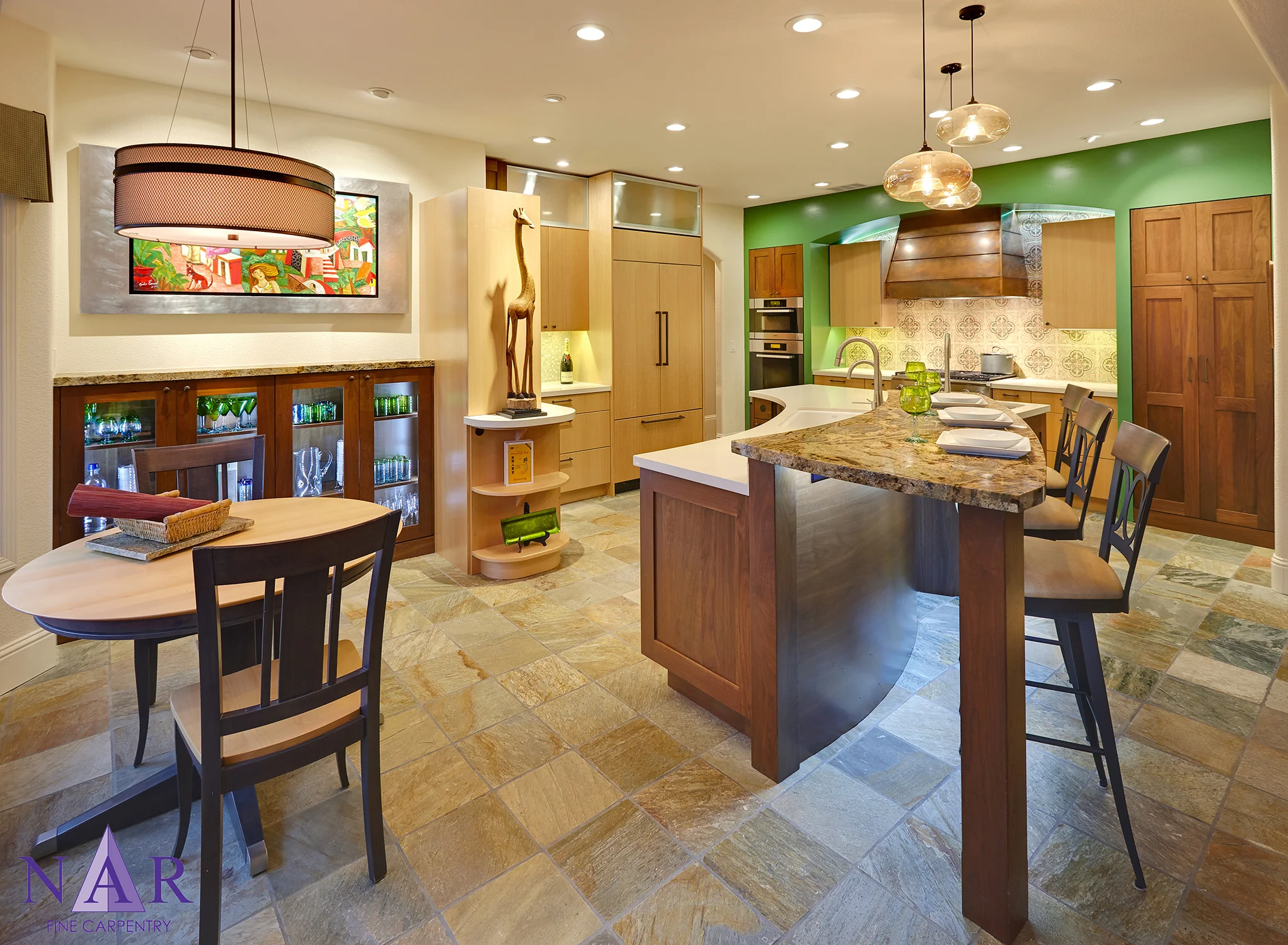 Davis Clever Curves. Nar Fine Carpentry. Sacramento. El Dorado Hills