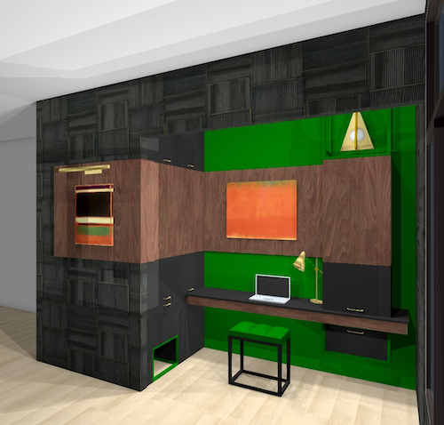  Final render of Nar Design Group’s Christopher Kennedy Show House exhibit  