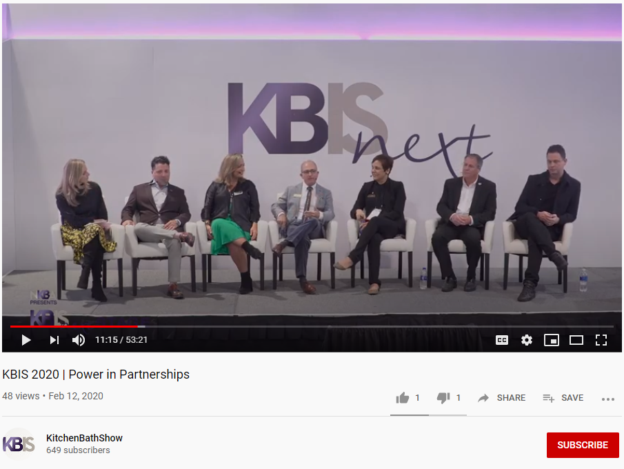 Nar's Panel at KBIS for Power In Partnerships