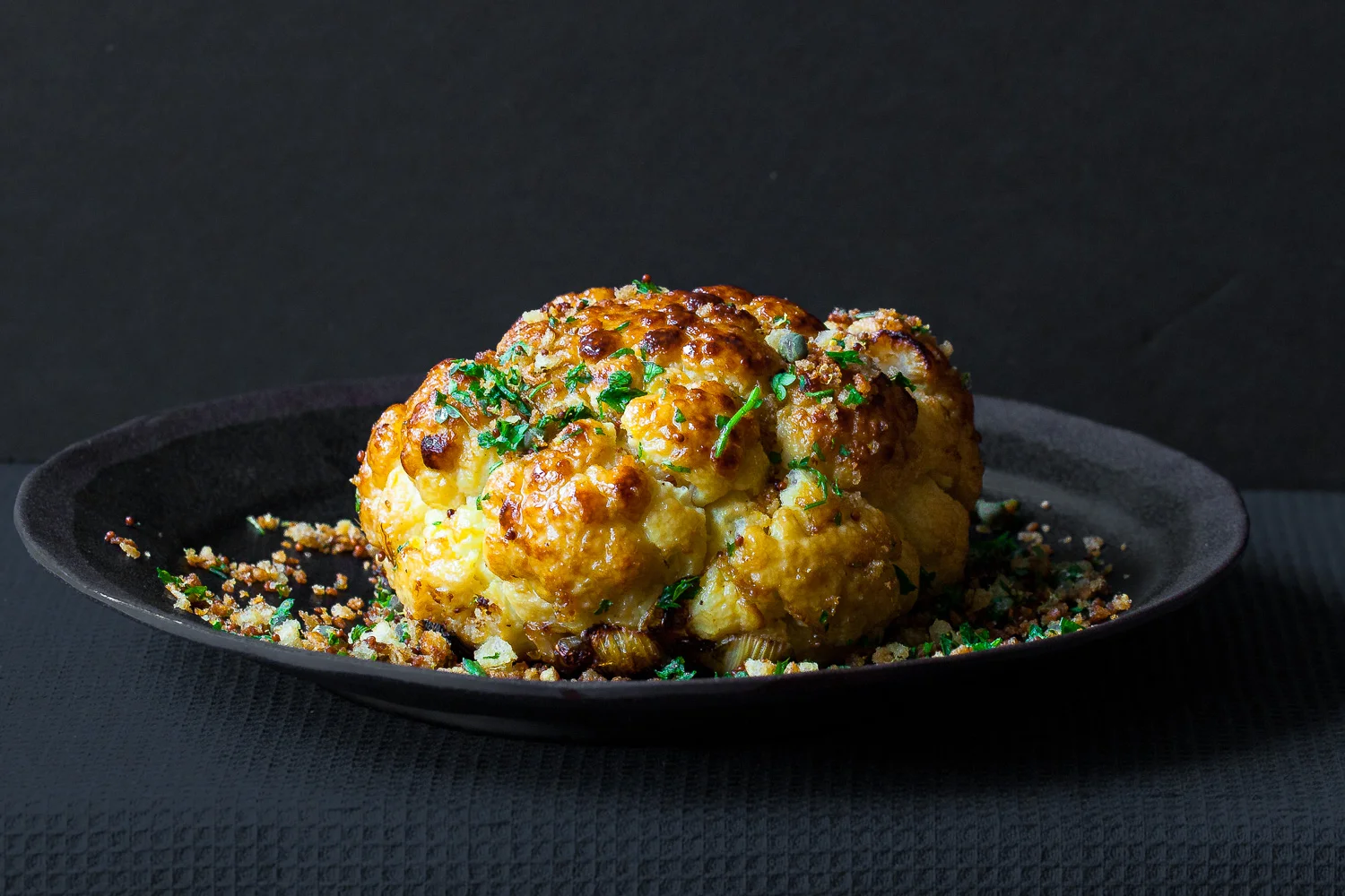 Whole roasted cauliflower 