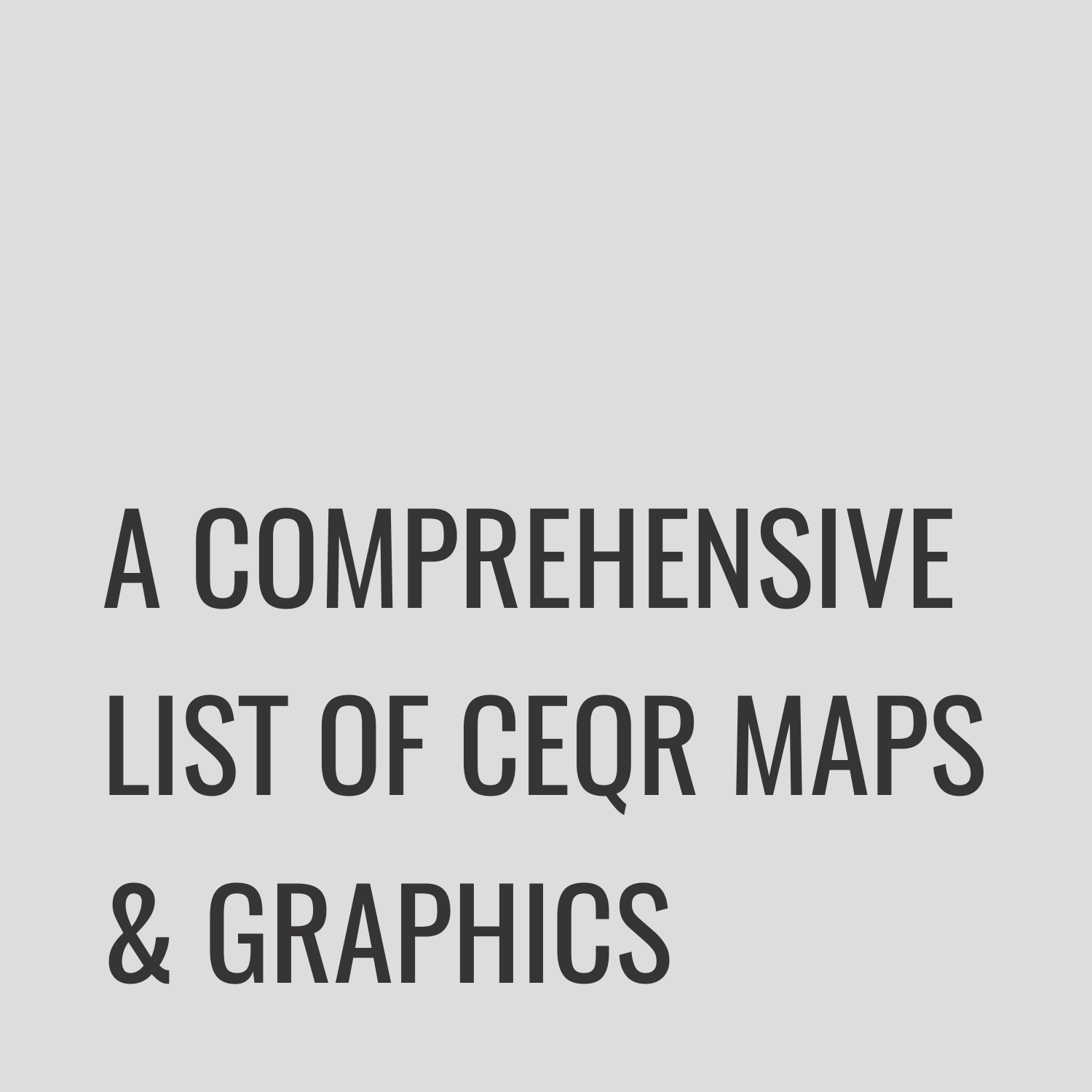 CEQR Maps &amp; Graphics