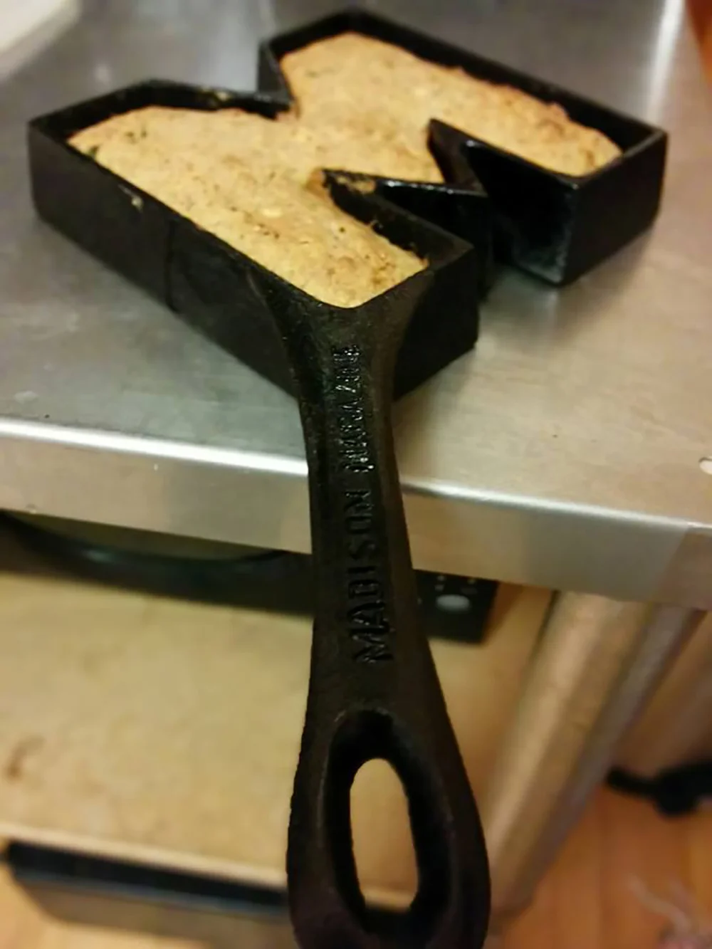 “M” List Awards for Madison Magazine (2015) 35 cast iron “M” skillets with customized names of winners on each handle.