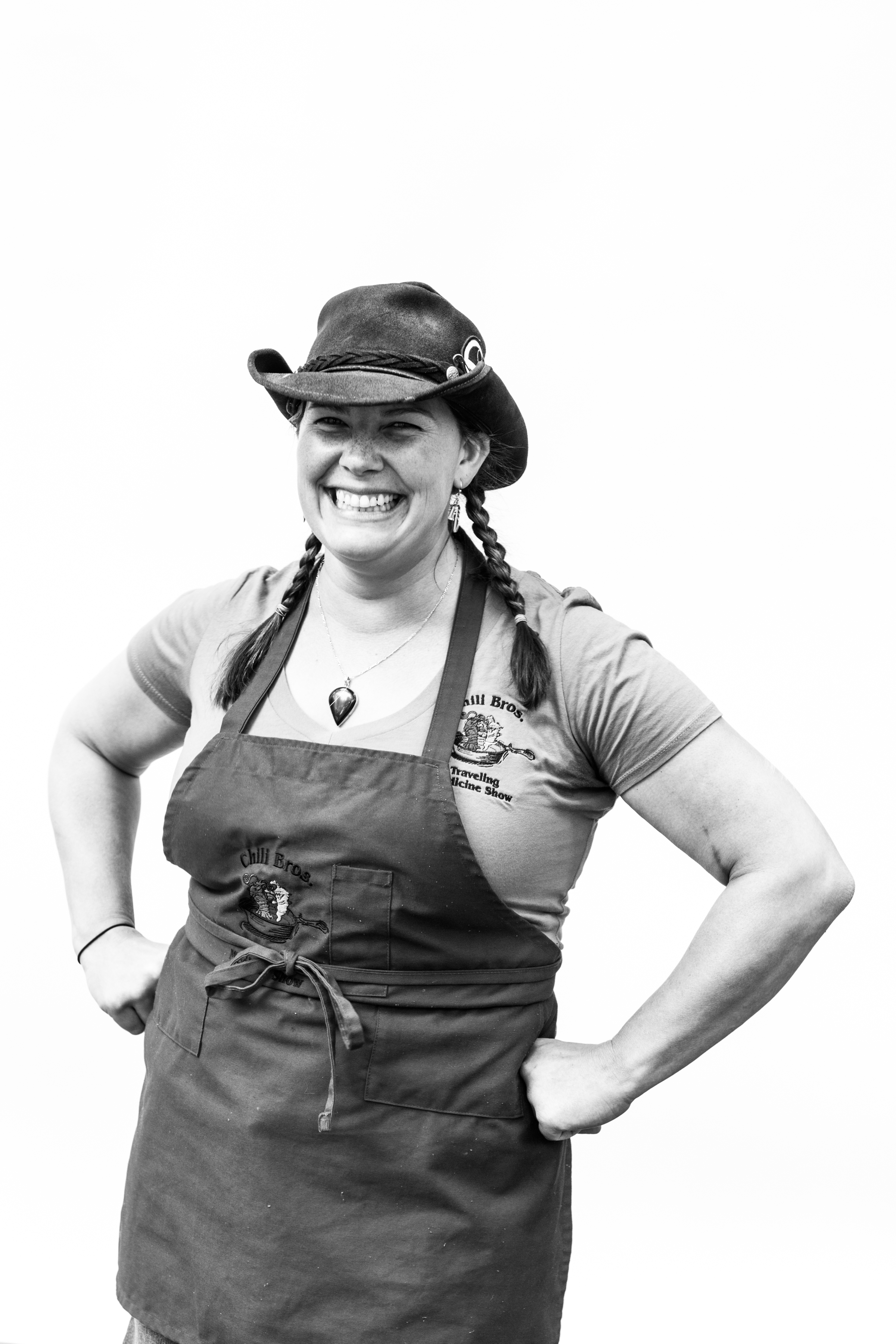 Amber Wakley, managing member of Chili Bros. Traveling Medicine Show. "I always feel like bluegrass hits between my stomach and my heart, it makes me so happy."