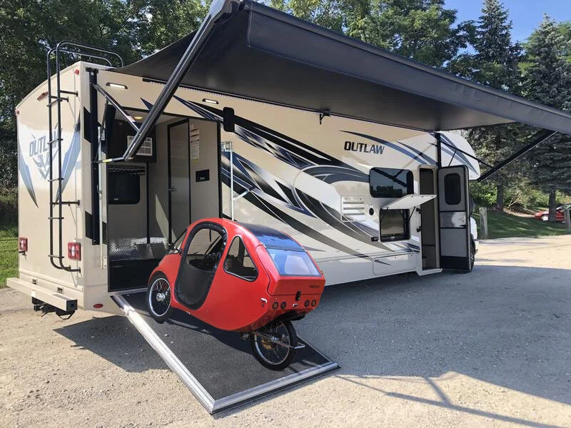 Easily fits in a toy hauler