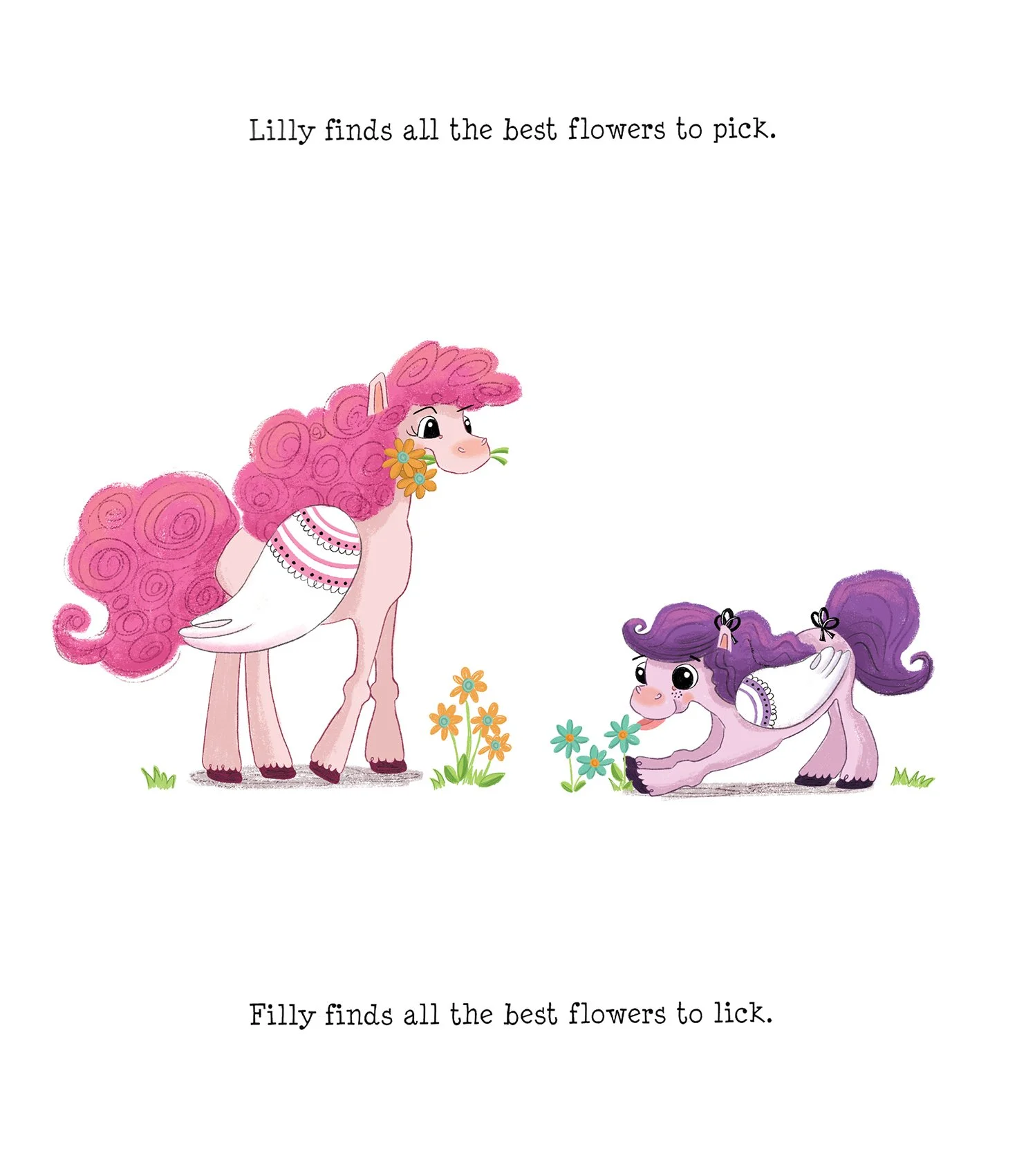 page from Pega Sisters Go To Camp