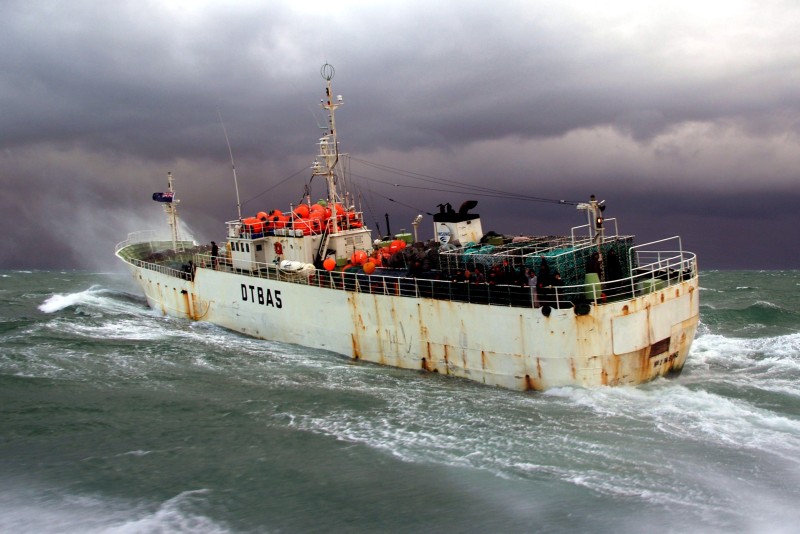 The southern seas are not for the faint hearted 