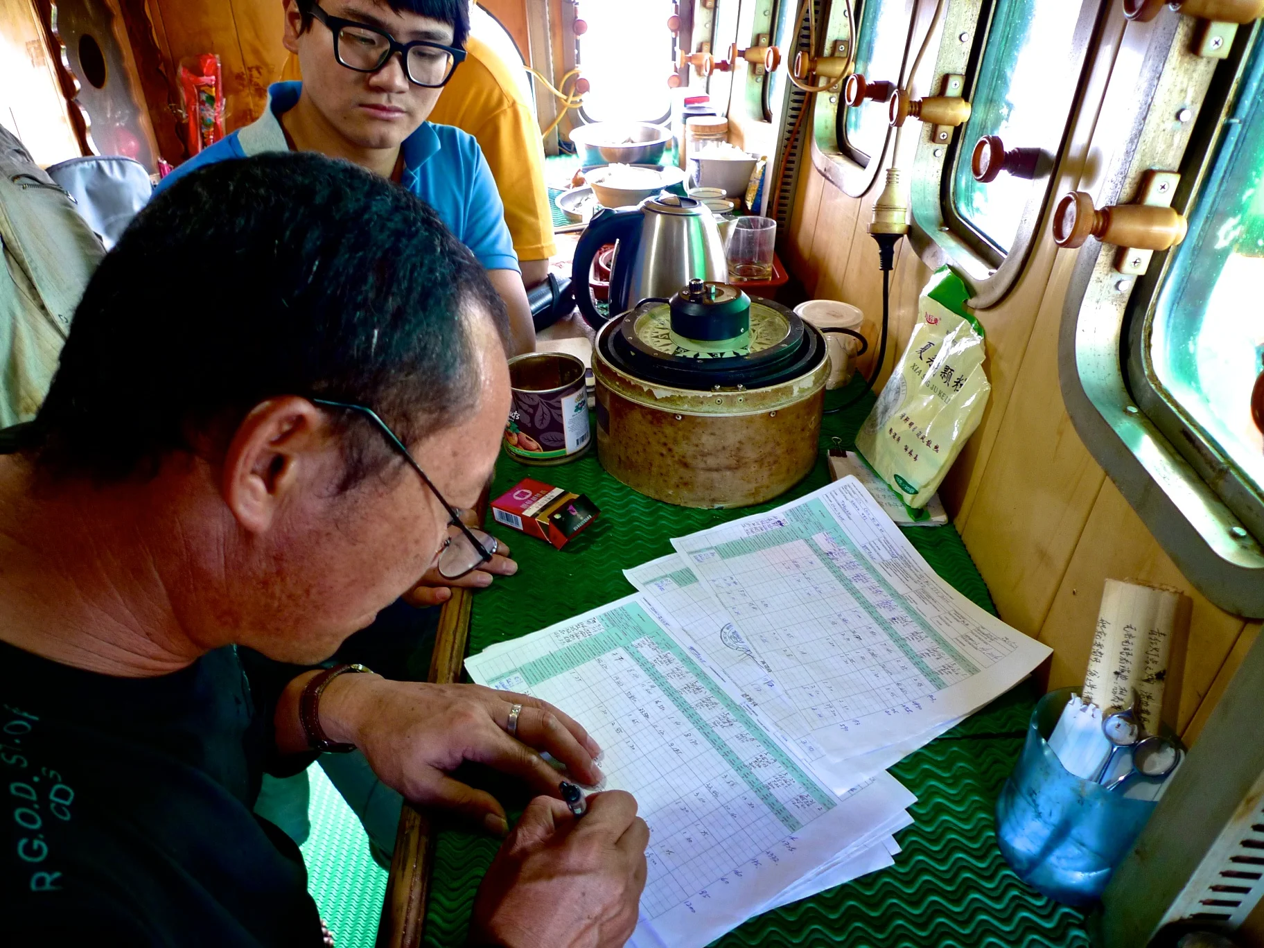Taiwanese longlining logsheets... works of art...