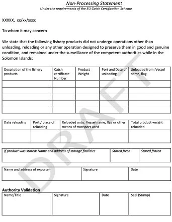 The EU Catch Certificate and its changes under the new CATCH System ...